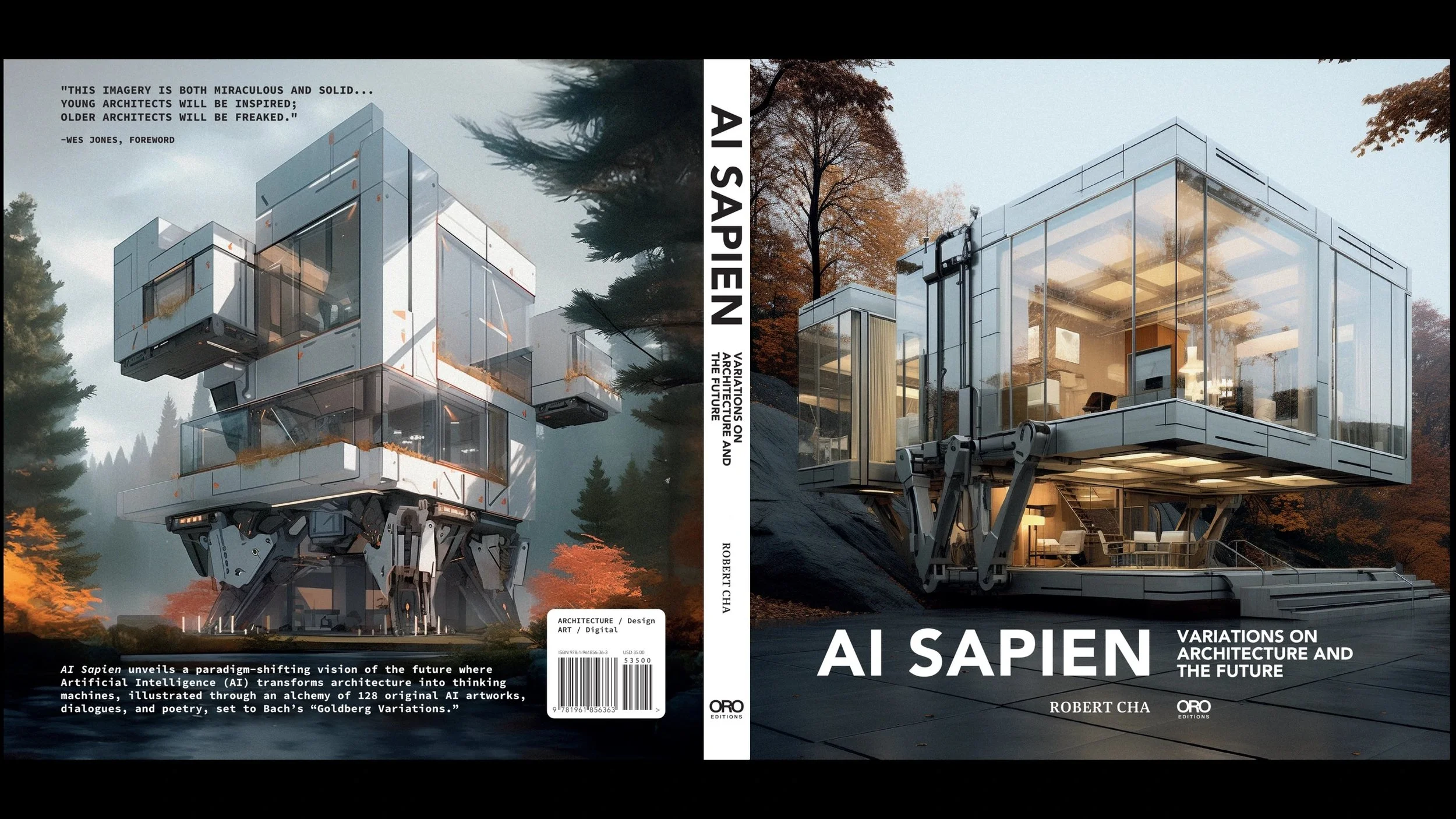Full jacket of AI Sapien, Variations on Architecture and the Future