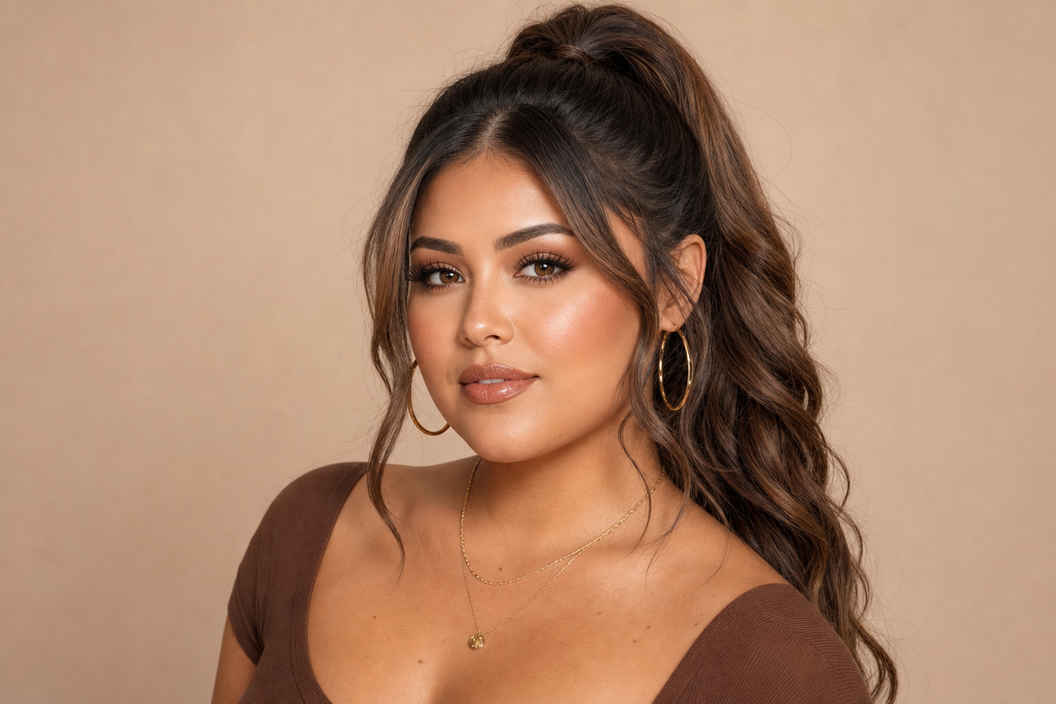 Round face shape silhouette - guide to the best hairstyles for round faces