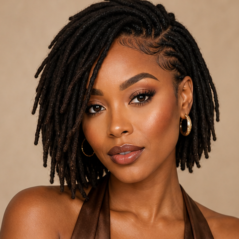 Chin length locs