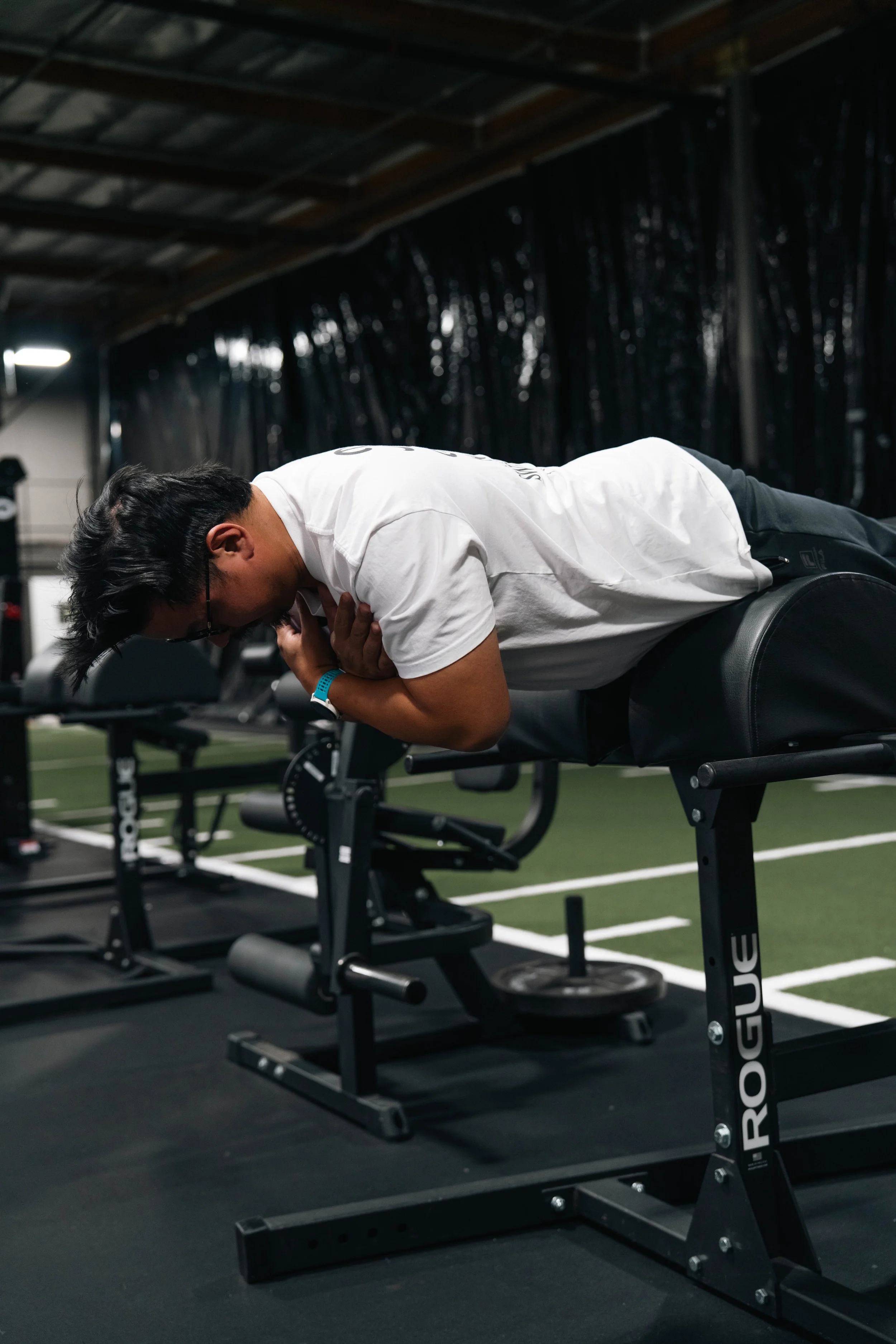 A member training during open gym at PerformanceGaines