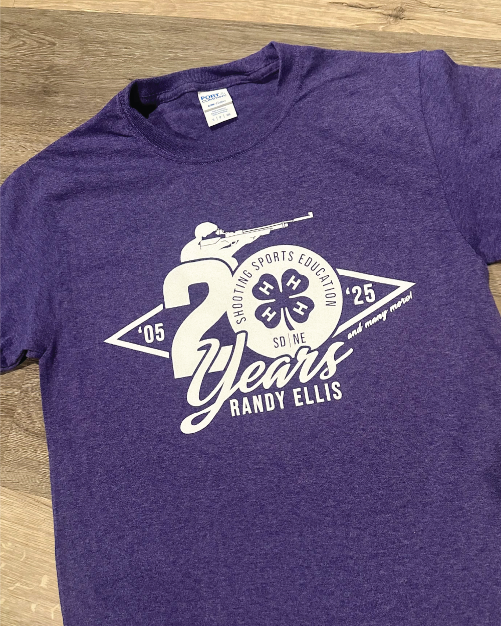 Randy Ellis shooting sports anniversary T-shirt