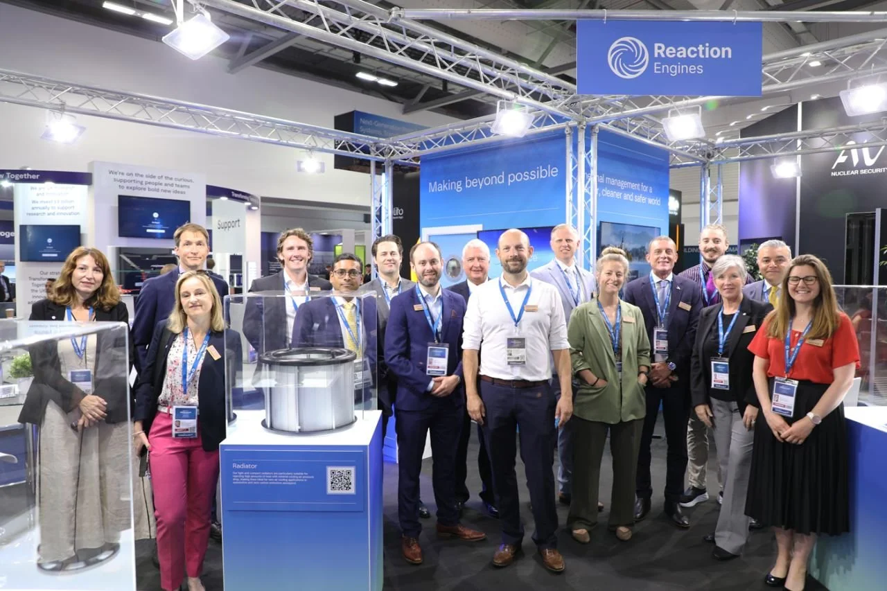 Reaction Engines team at Farnborough International Airshow