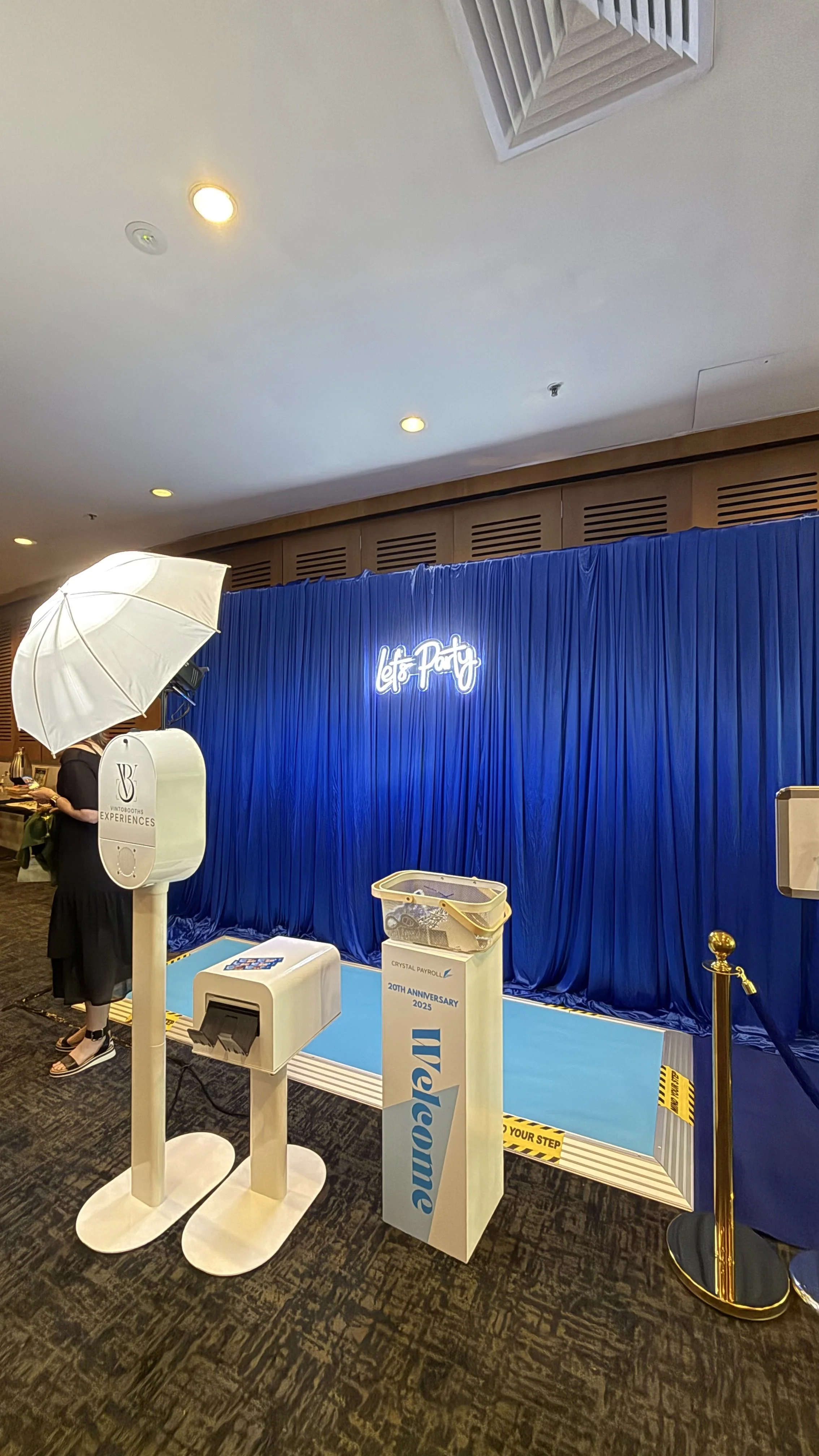 Crystal Payroll 20th Anniversary Gala photo booth