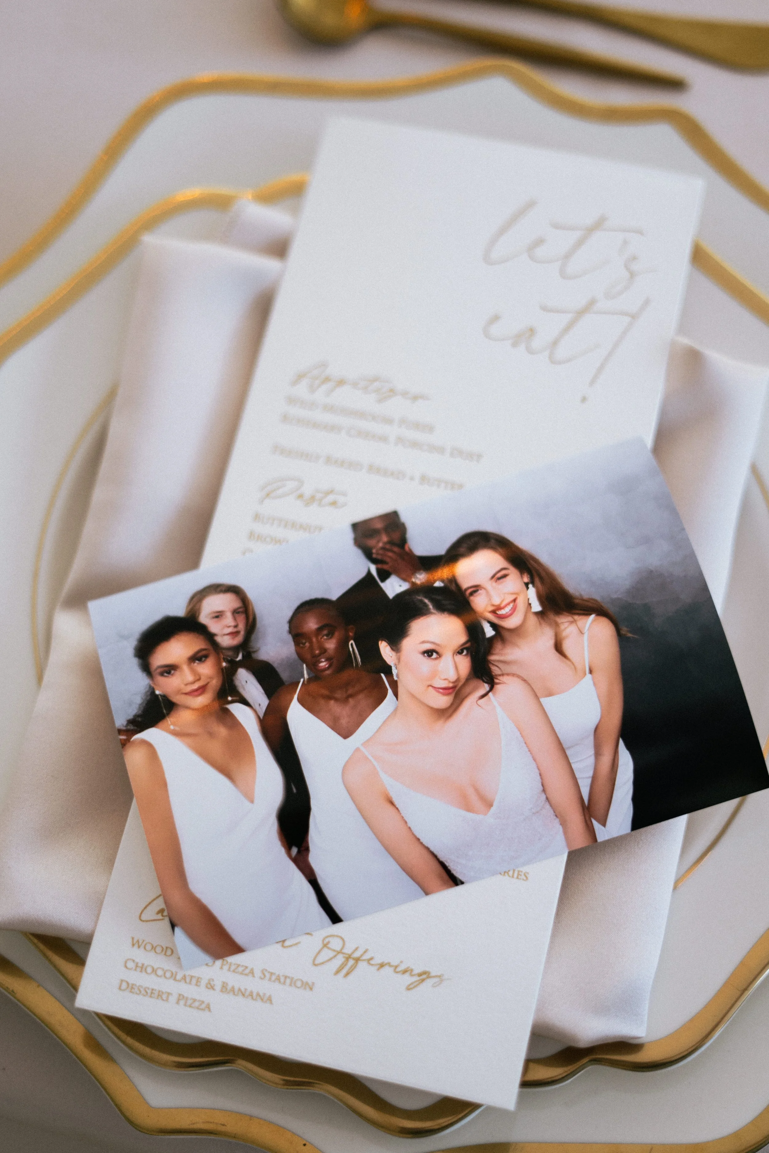 Guests with printed photos