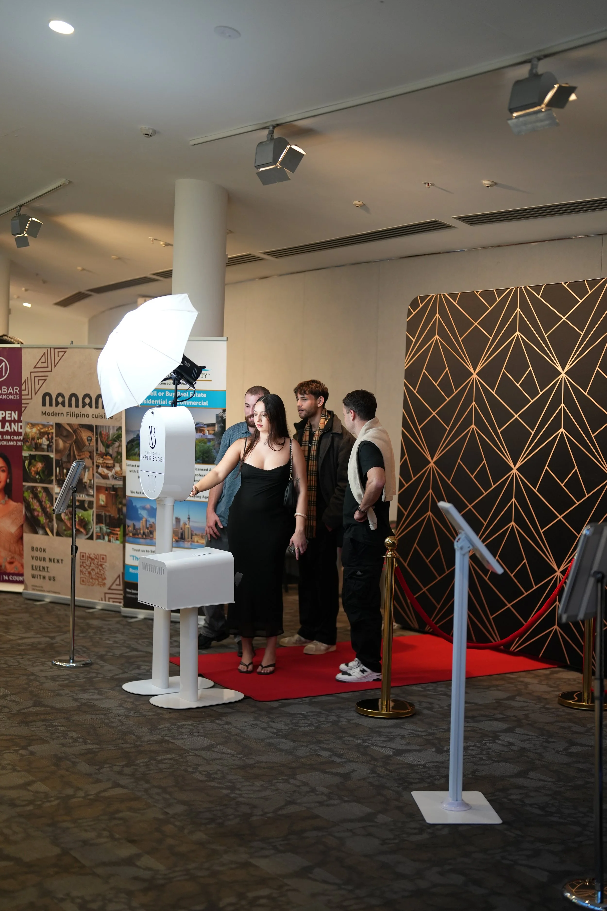 Miss New Zealand premium booth portrait