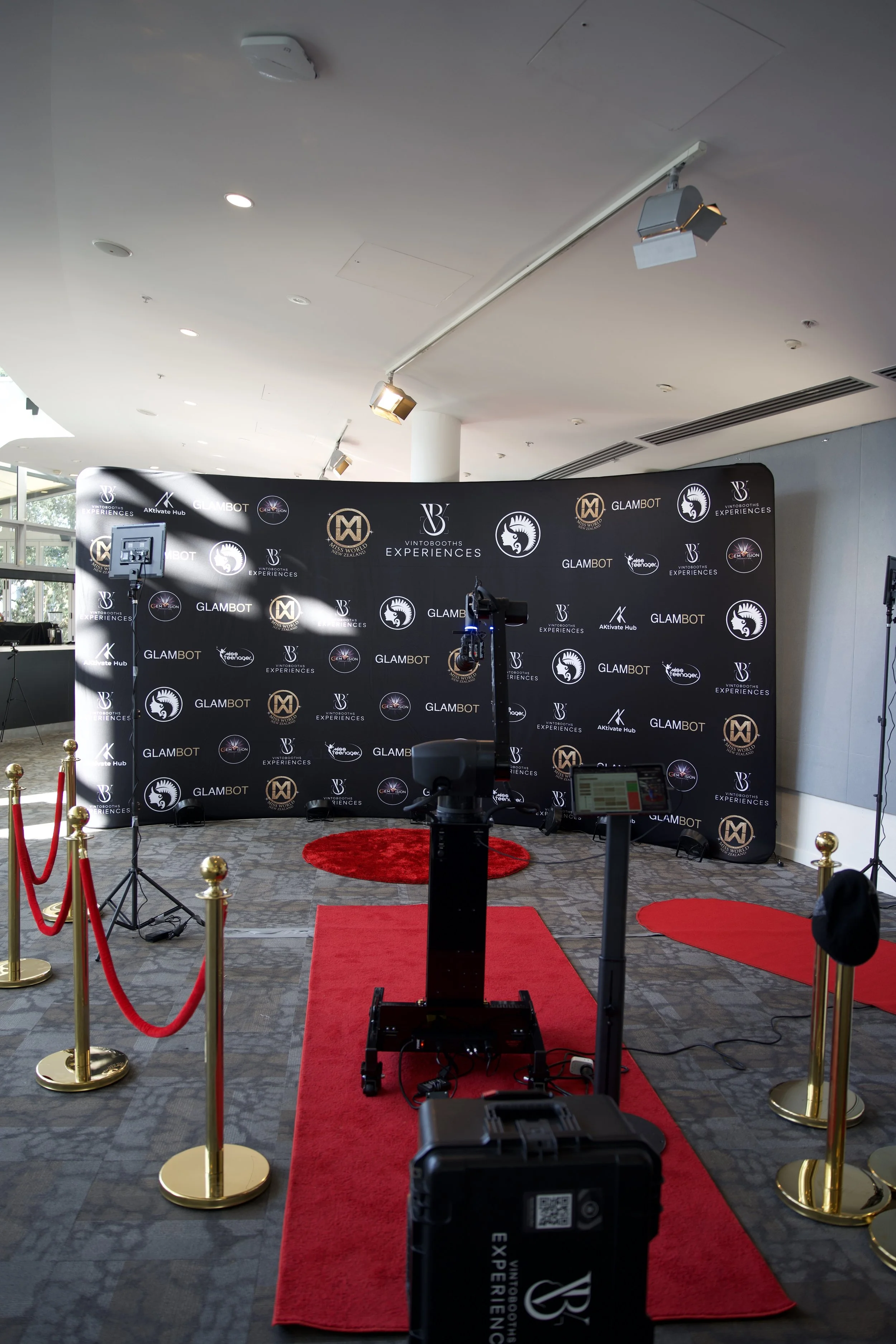 Miss New Zealand branded event photo