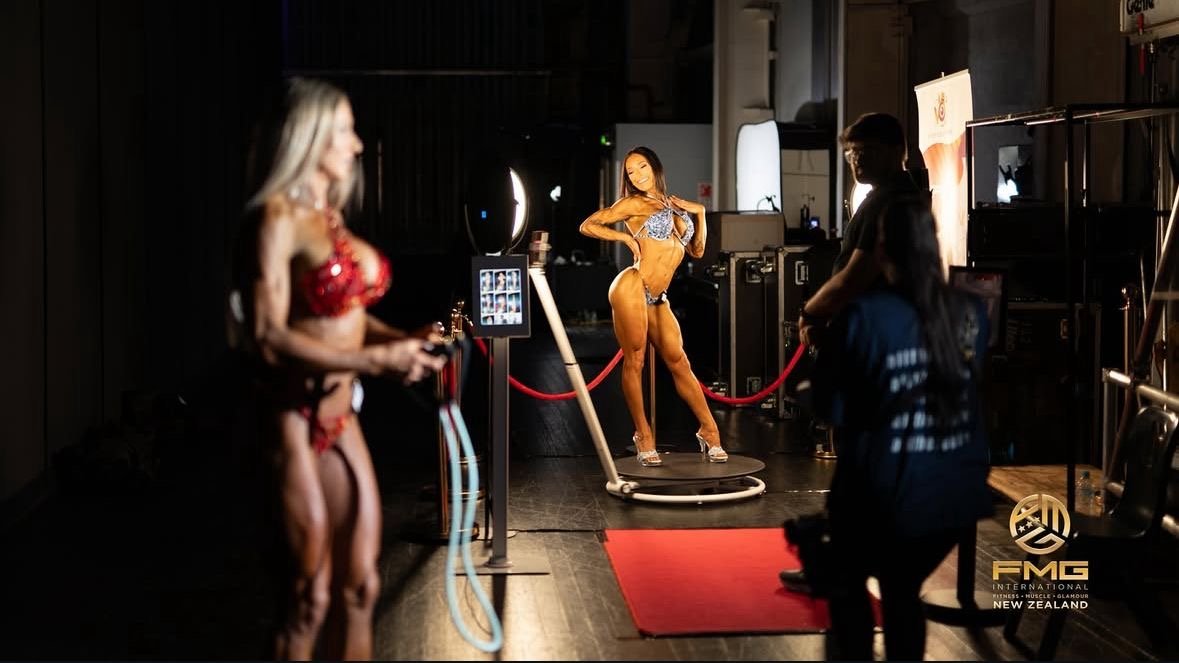 FMG branded 360 booth activation