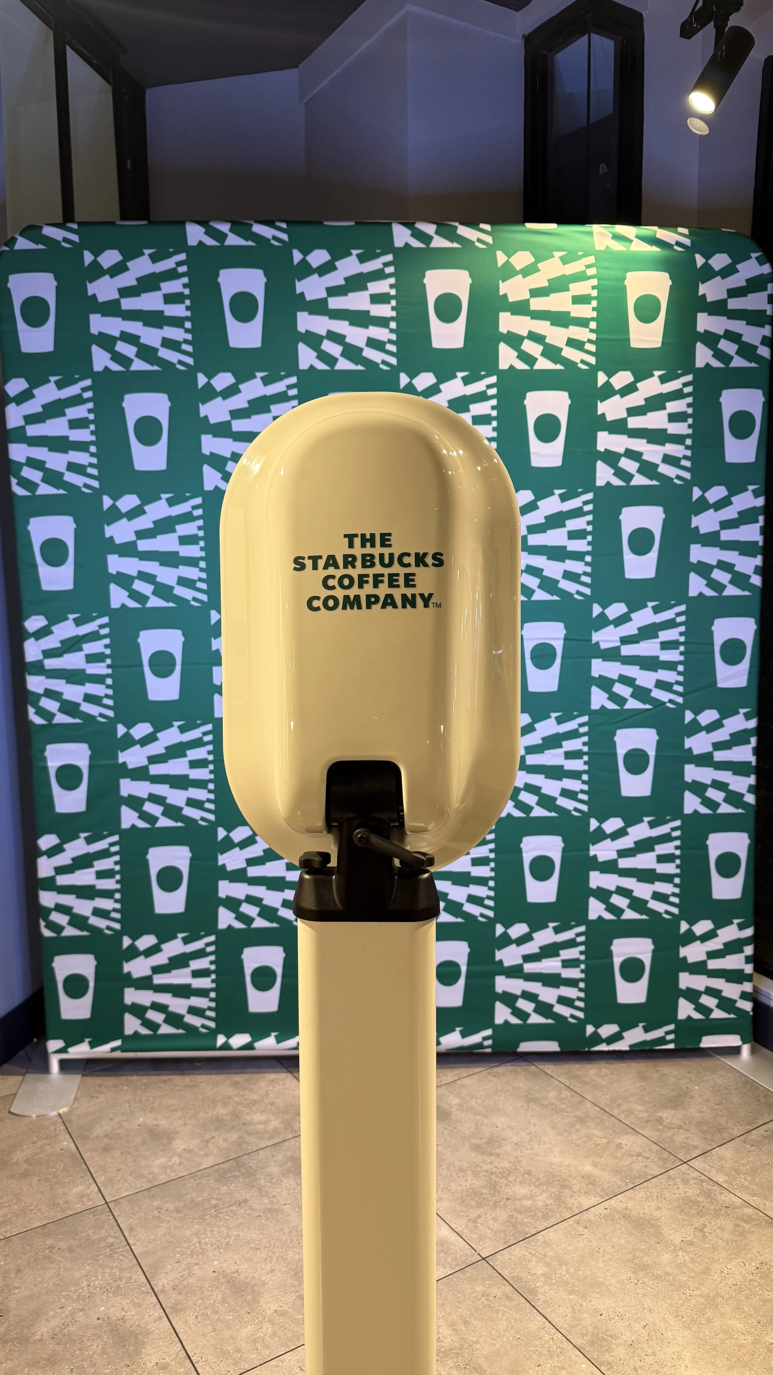 Starbucks activation LED lighting