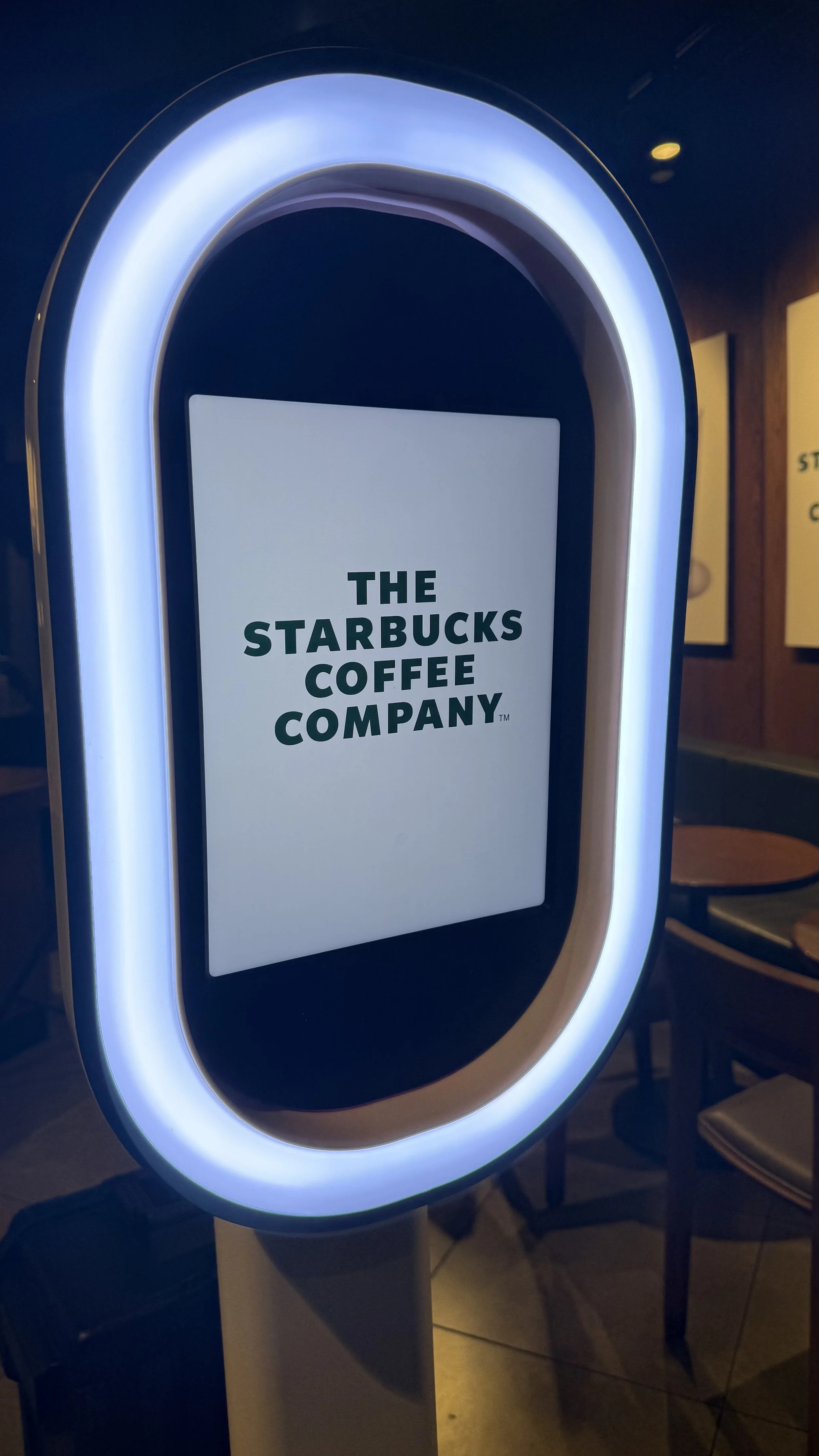 Starbucks booth hardware detail