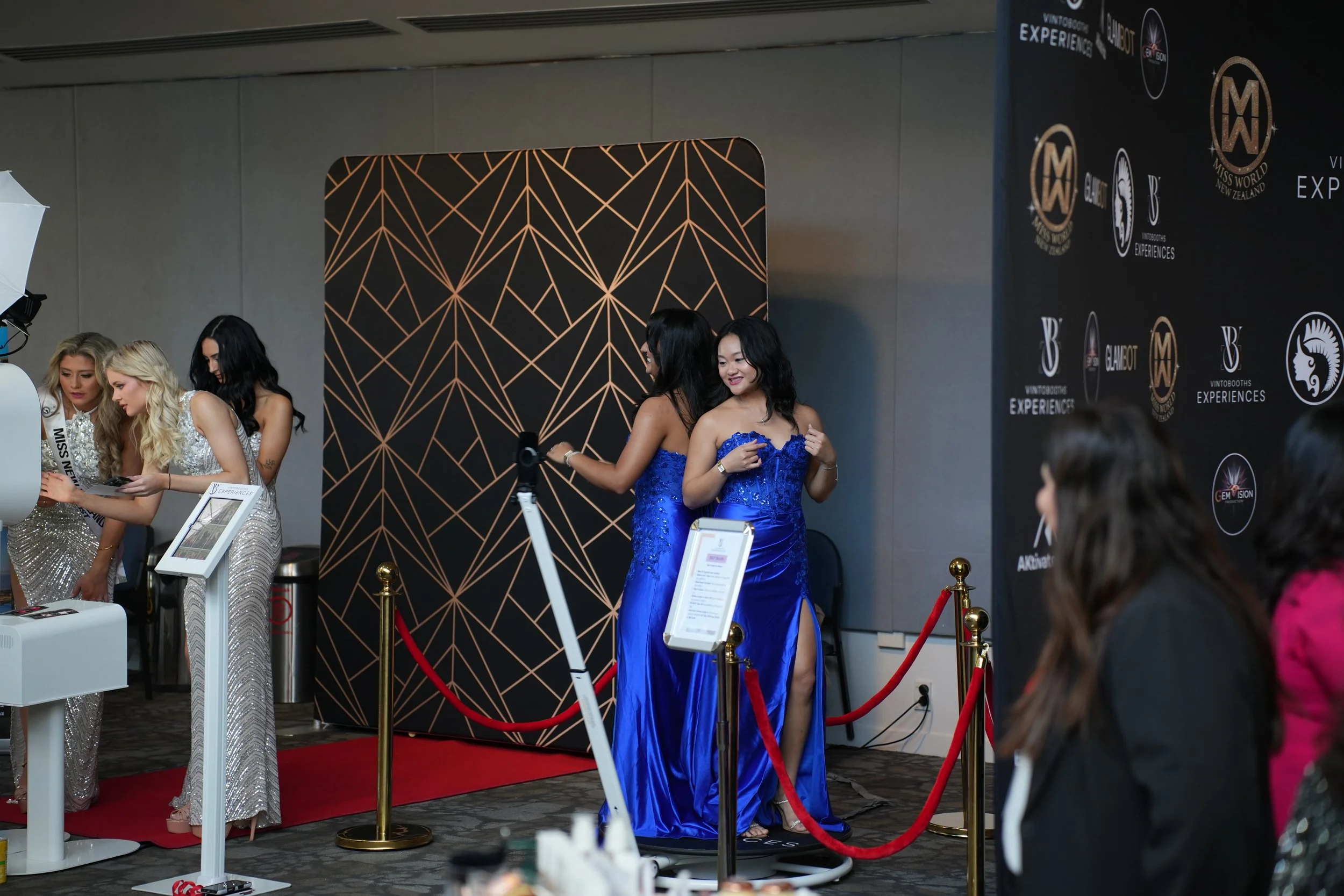 Miss New Zealand activation in progress