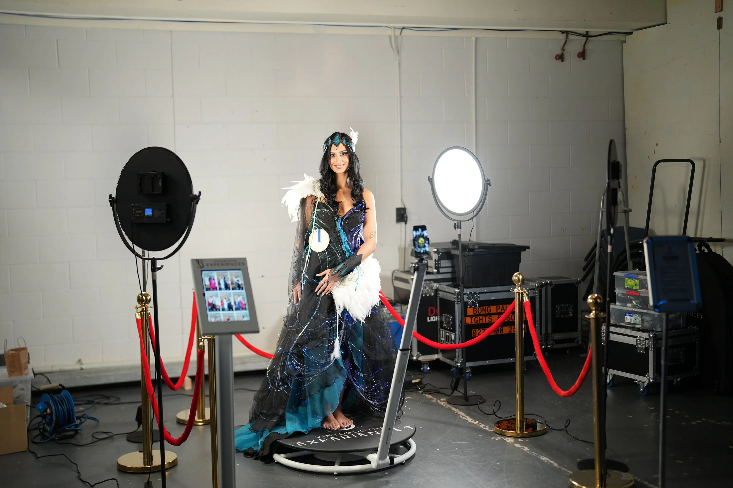 VintoBooths activation at Miss New Zealand