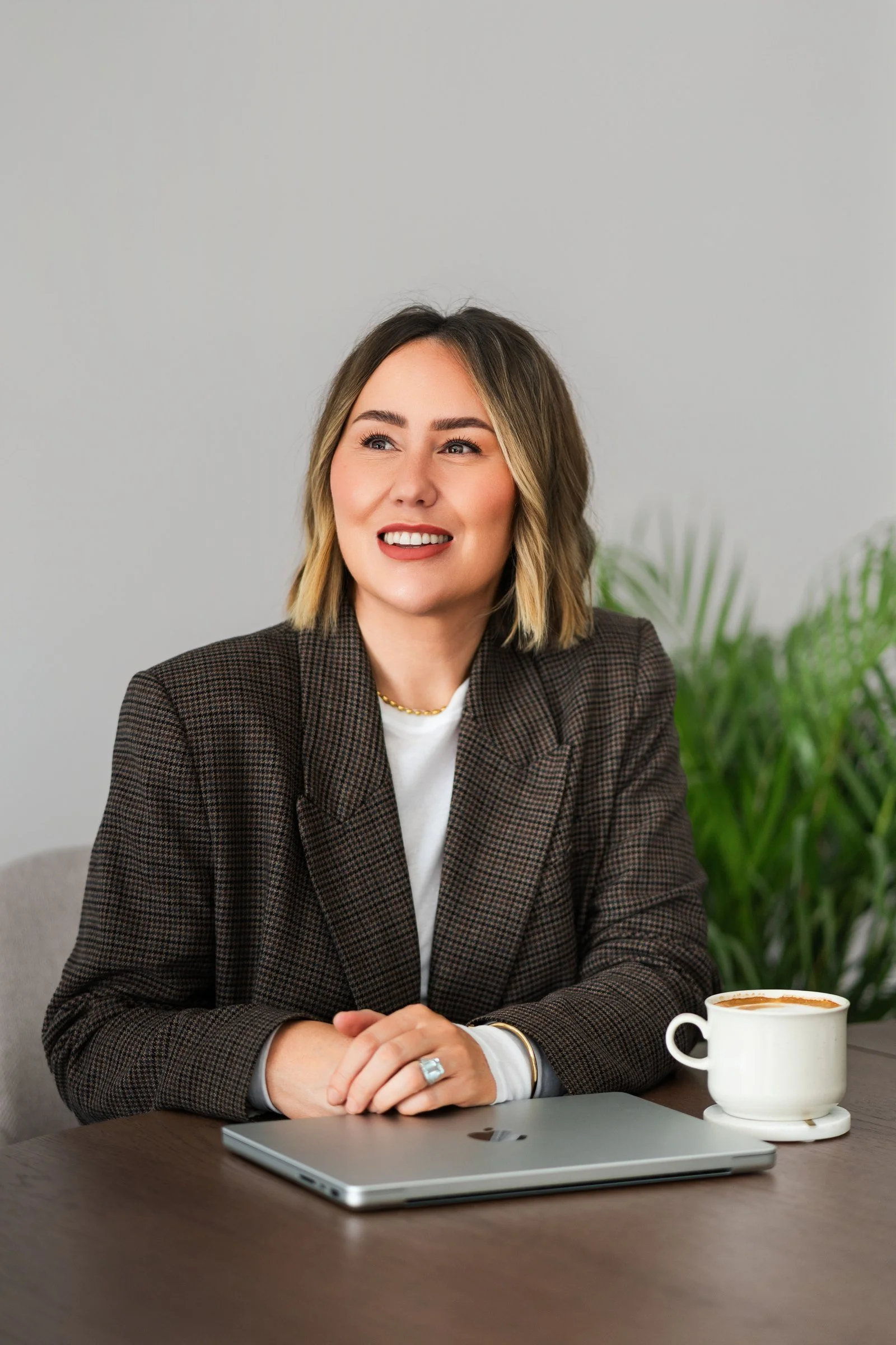 Amie Caldwell at the Coordinated Solutions meeting table