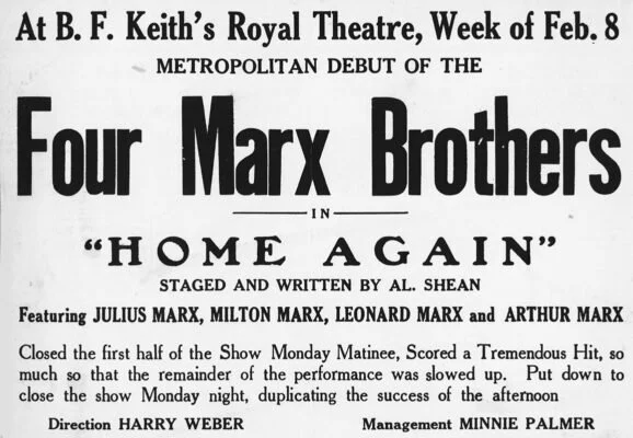 Marx Productions 1910-1919 — Groucho Marx