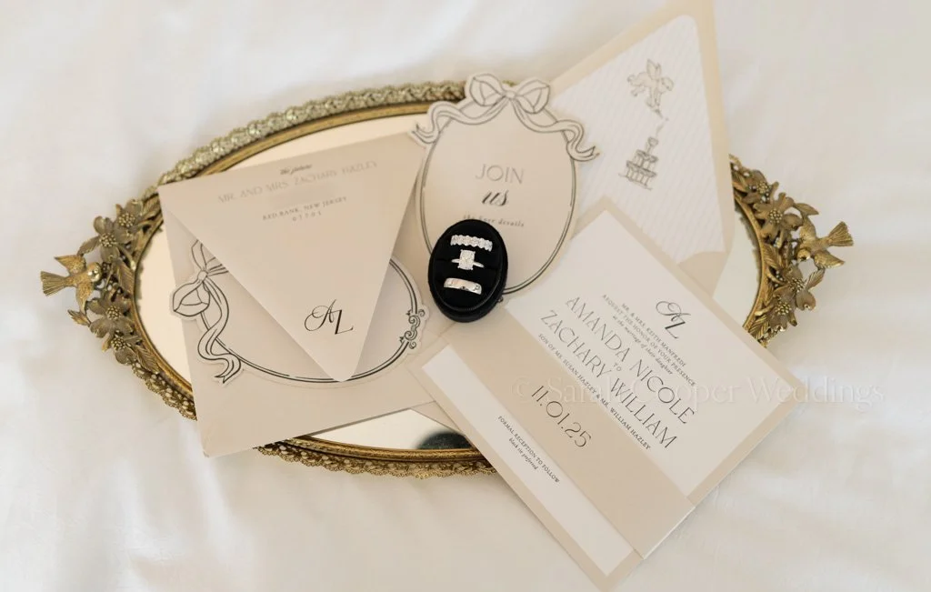 The Hazleys invitation suite