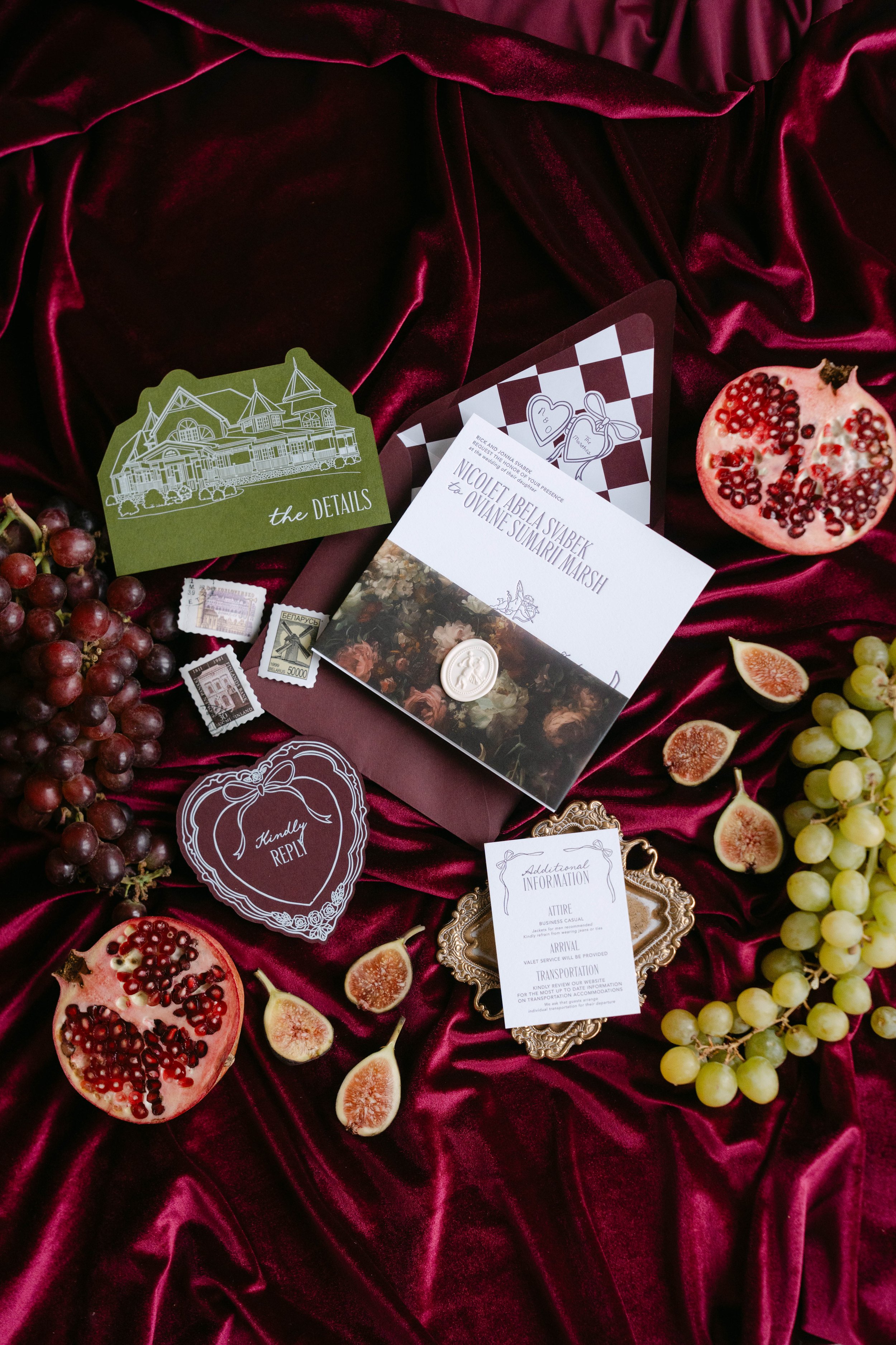 The Marshes invitation suite