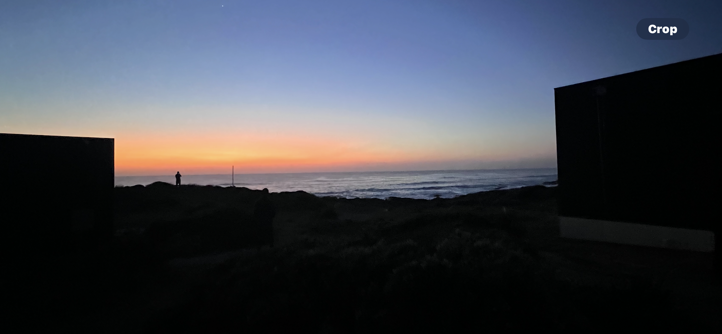 Cliffside ocean view at sunrise