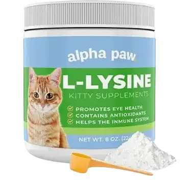 Alpha Paw L-Lysine kitty supplement