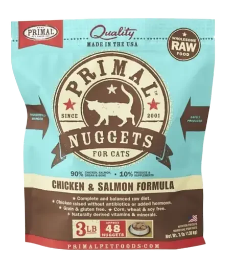 Primal Nuggets raw food for cats