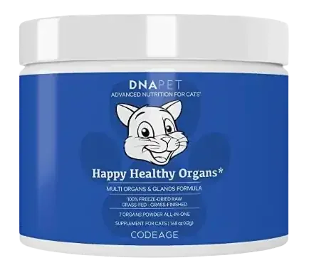 DNApet Happy Healthy Organs supplement for cats