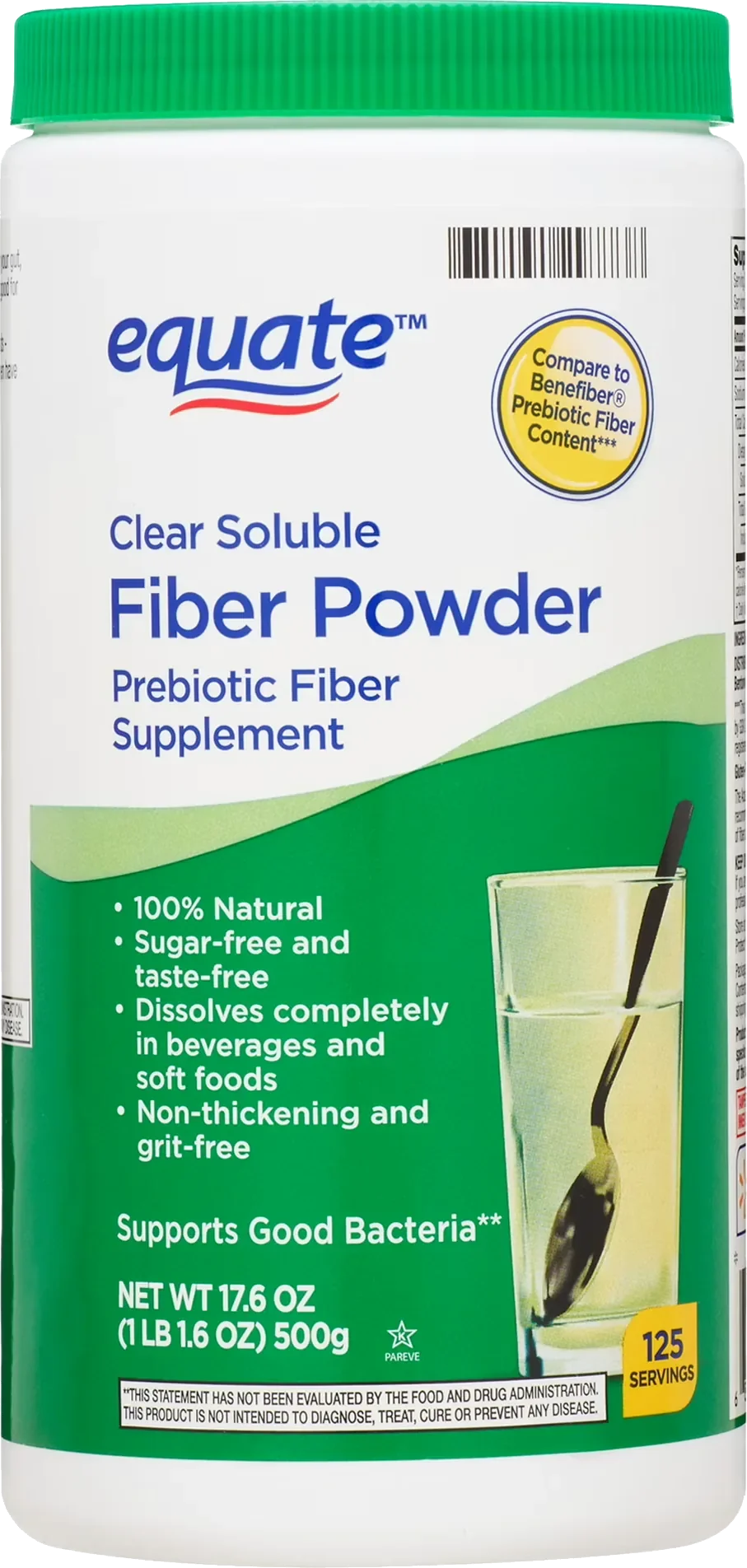 Equate Clear Soluble Fiber Powder