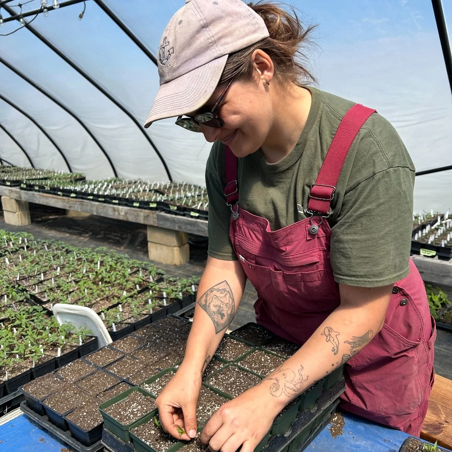 Bianca Macreno, Farm Manager at Crown Point Ecology Center