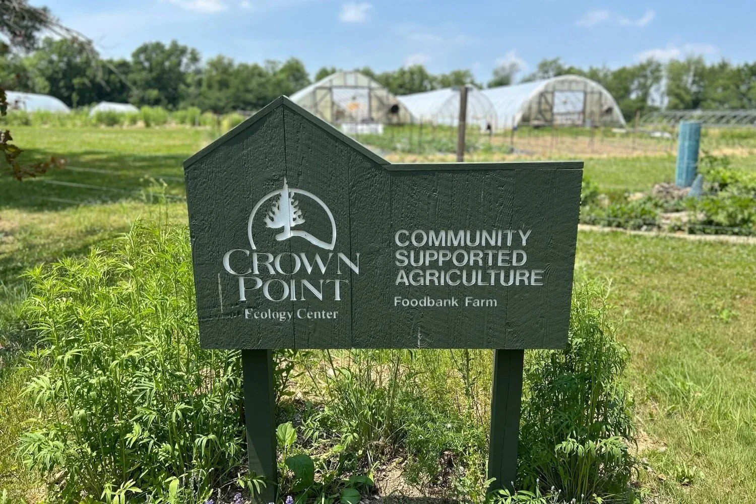 The Crown Point sign