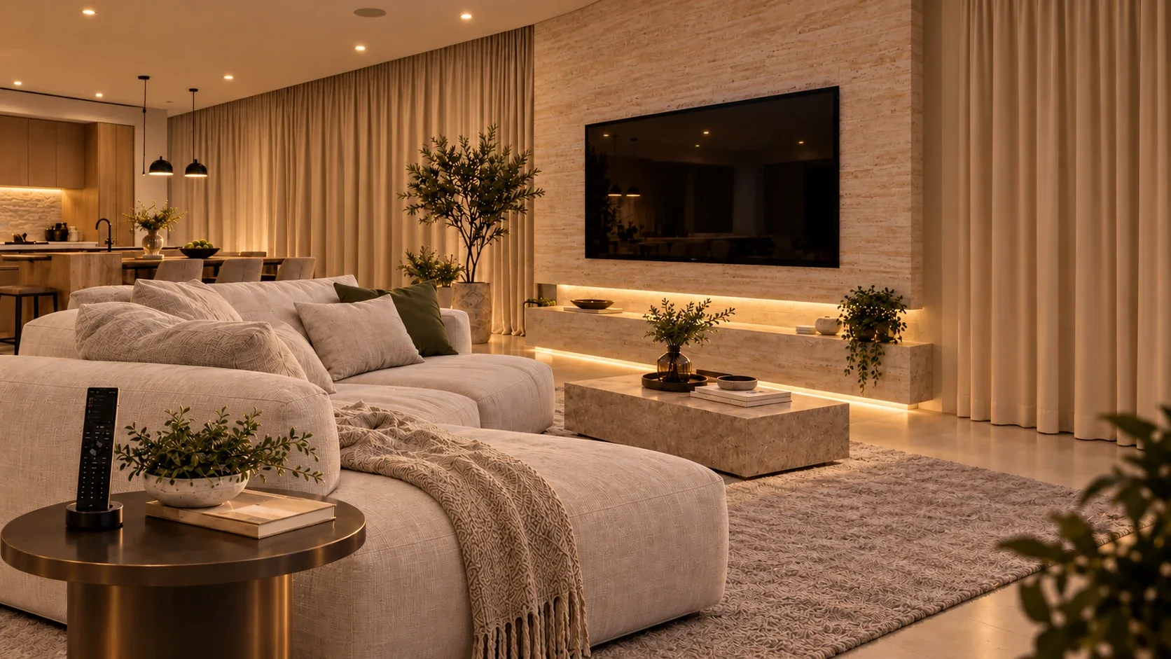 Salon ML Comfy przed uruchomieniem sceny kina