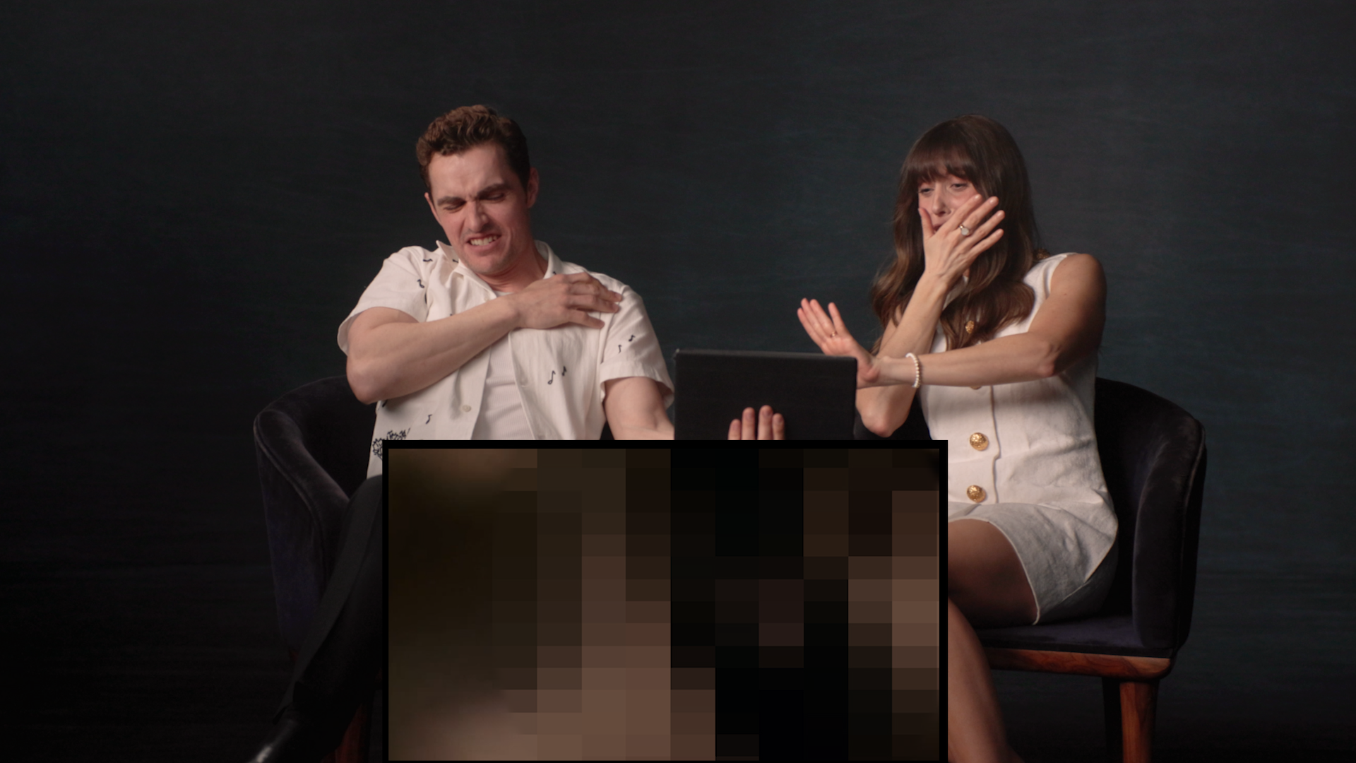 Allison Brie Watches Dave Franco's Favorite Horror Scenes - Social Spot