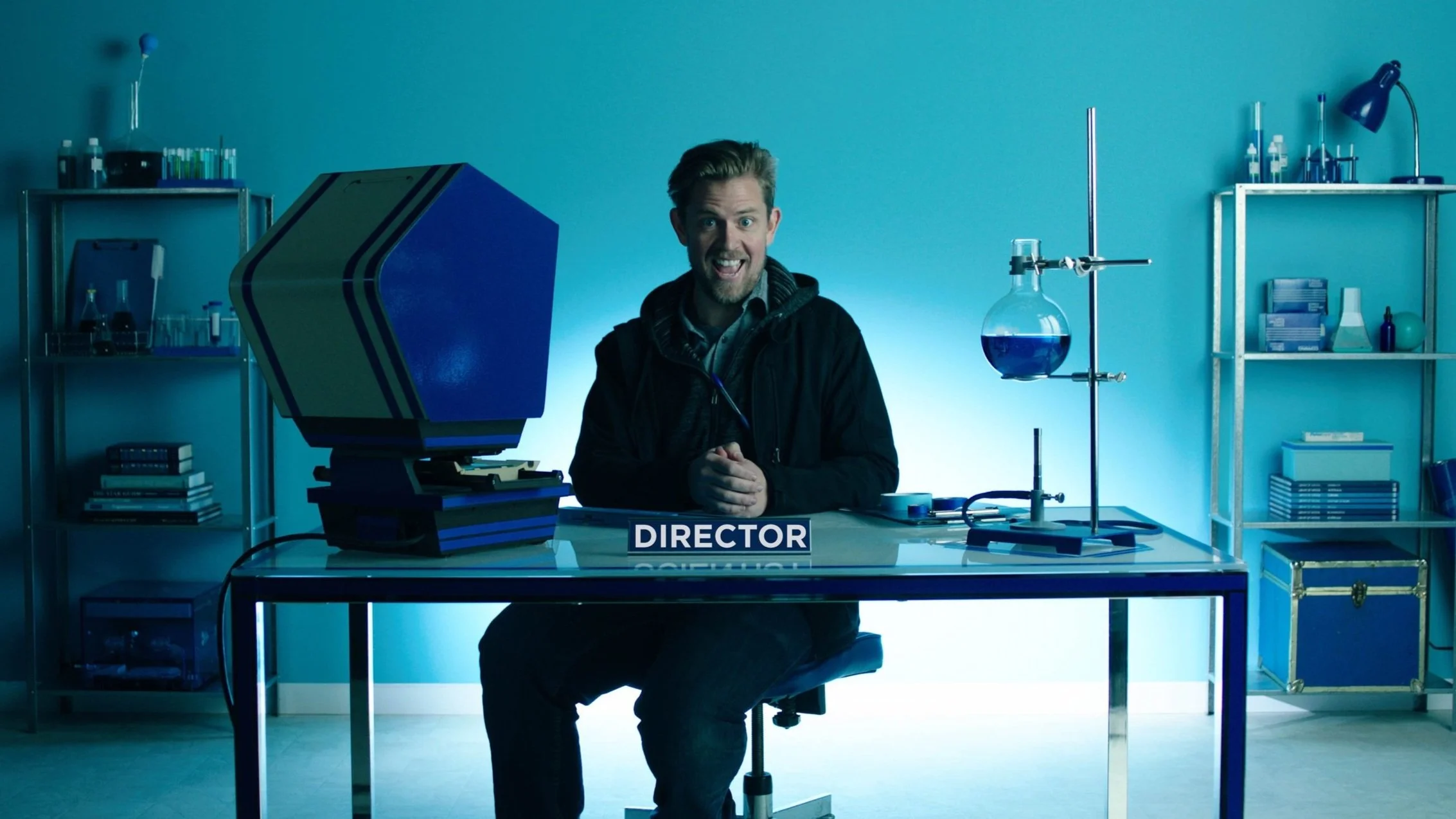 A. Todd on set