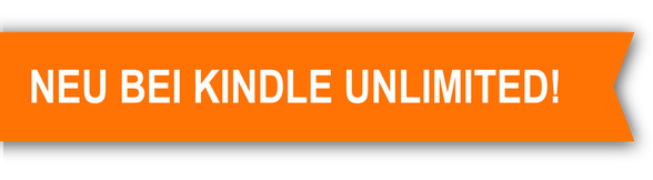 Neu bei Kindle Unlimited orange ribbon banner, German