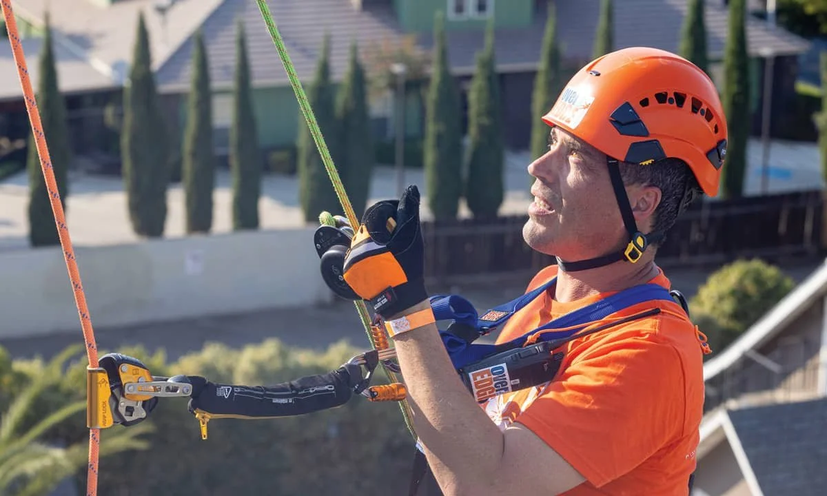 CEO participating in Over the Edge