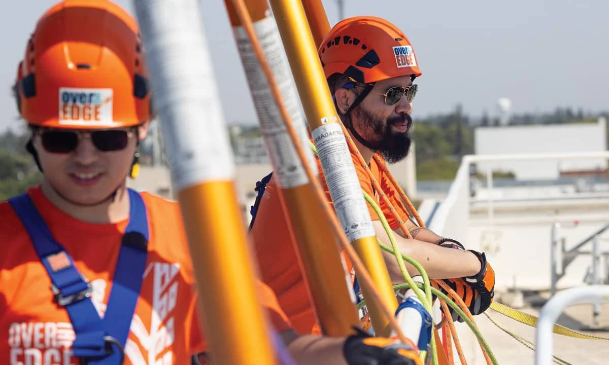 Over the Edge event workers and staff