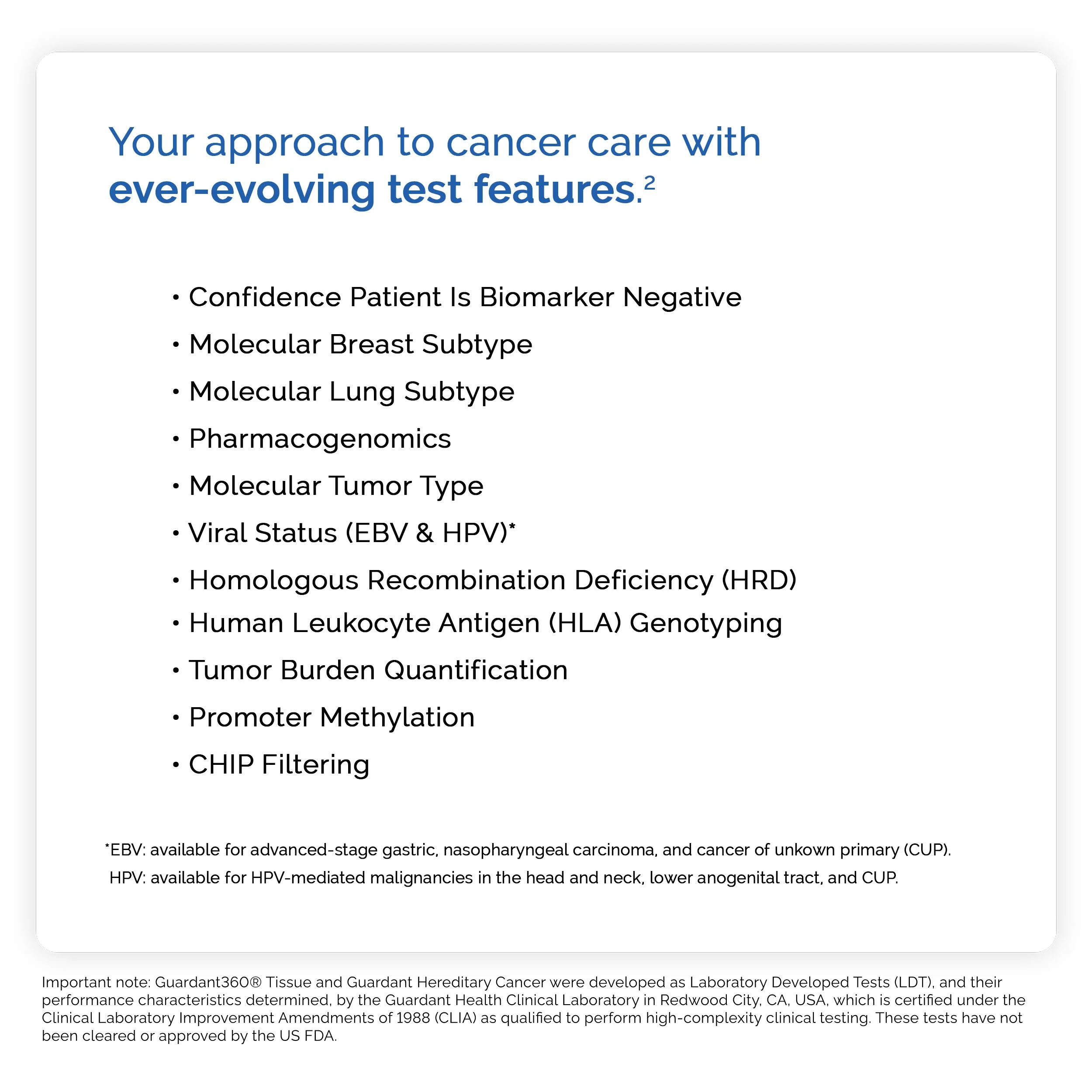 Test Features
