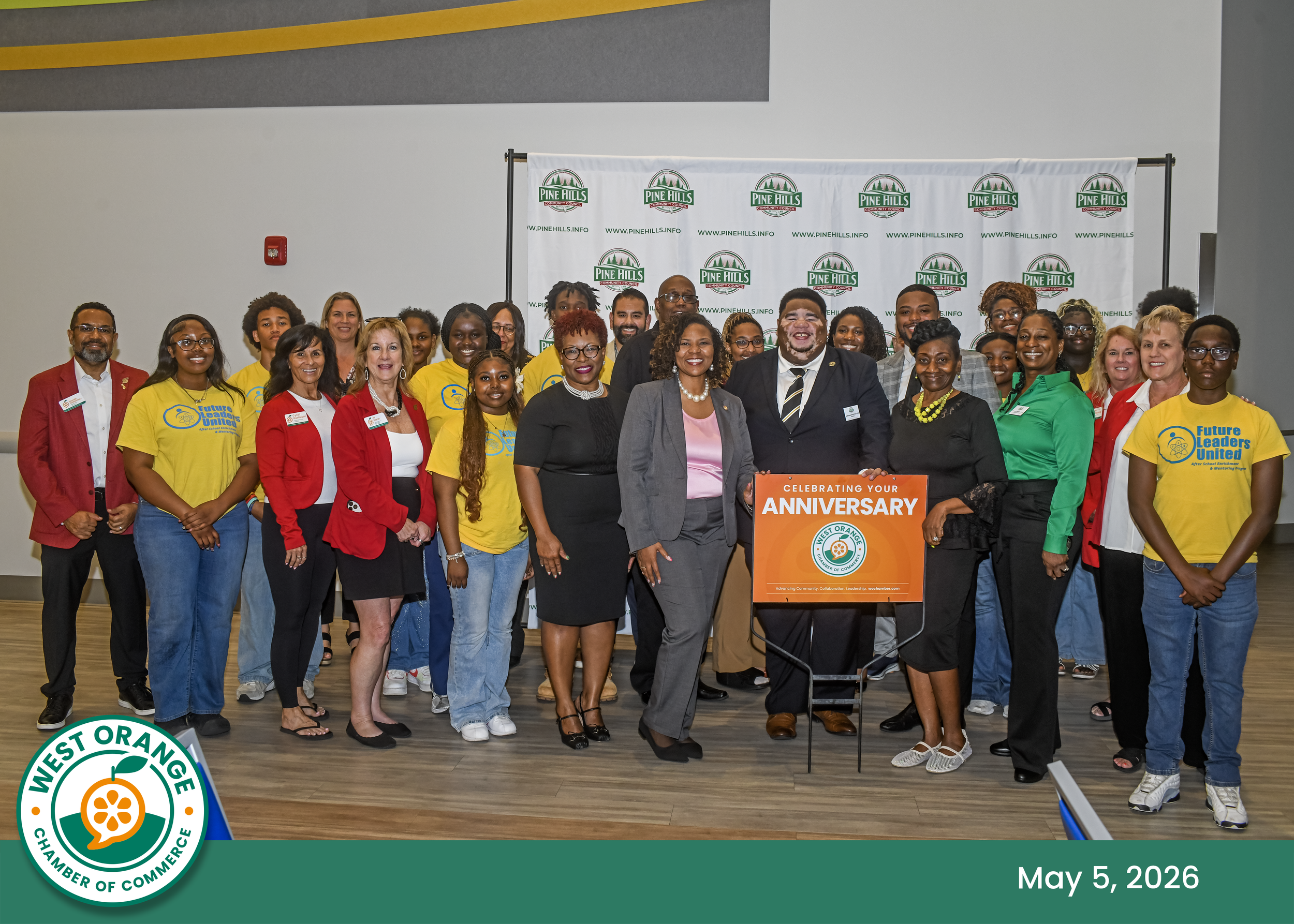 Pine Hills Community Council 50th and 54th Anniversary recognition courtesy of the West Orange Chamber of Commerce