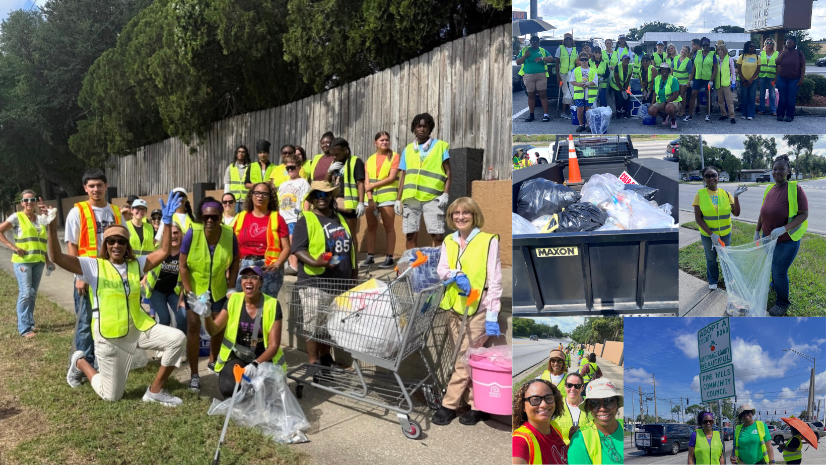 UFCF cleanup volunteers