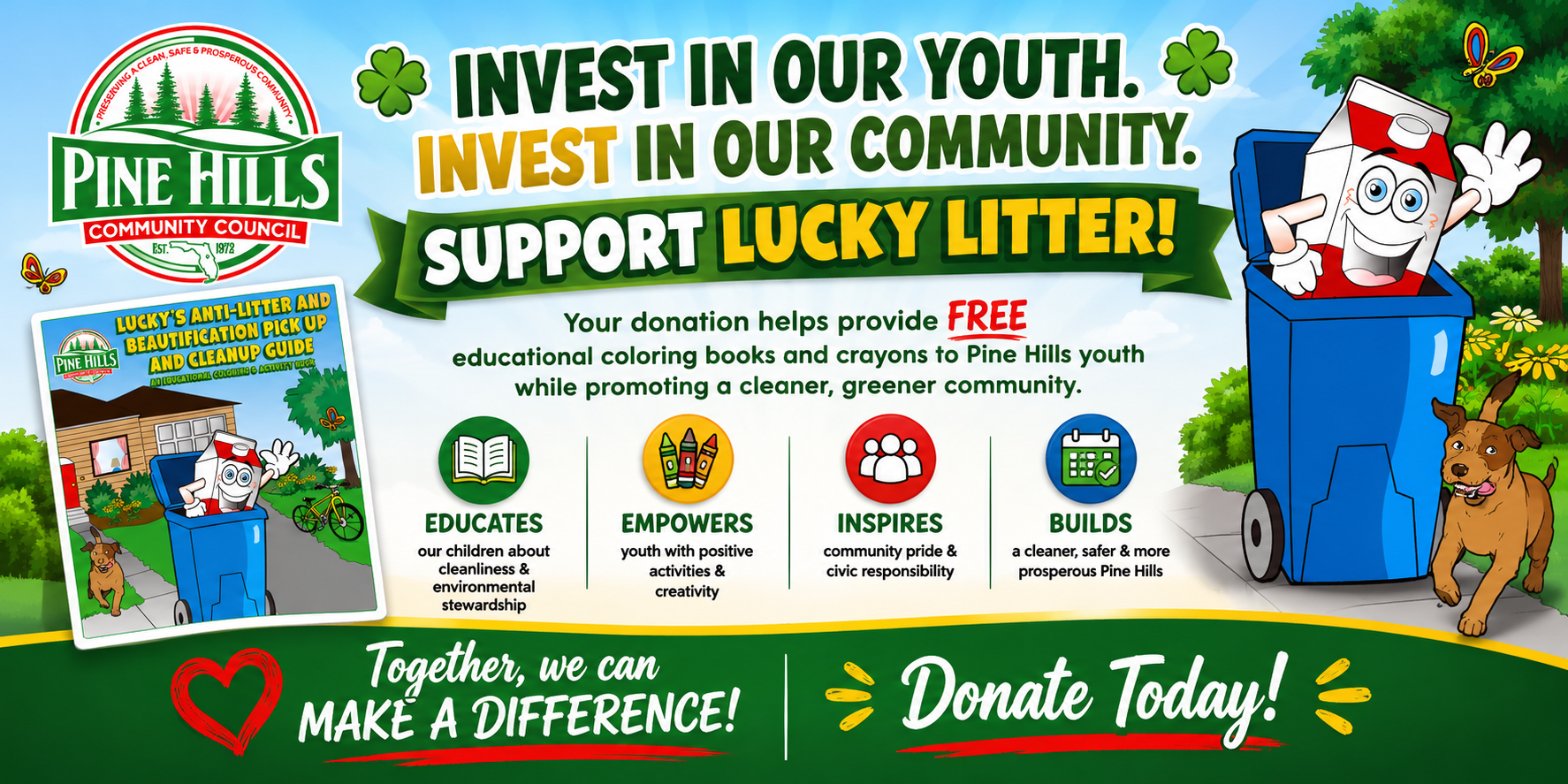 Support Lucky Litter