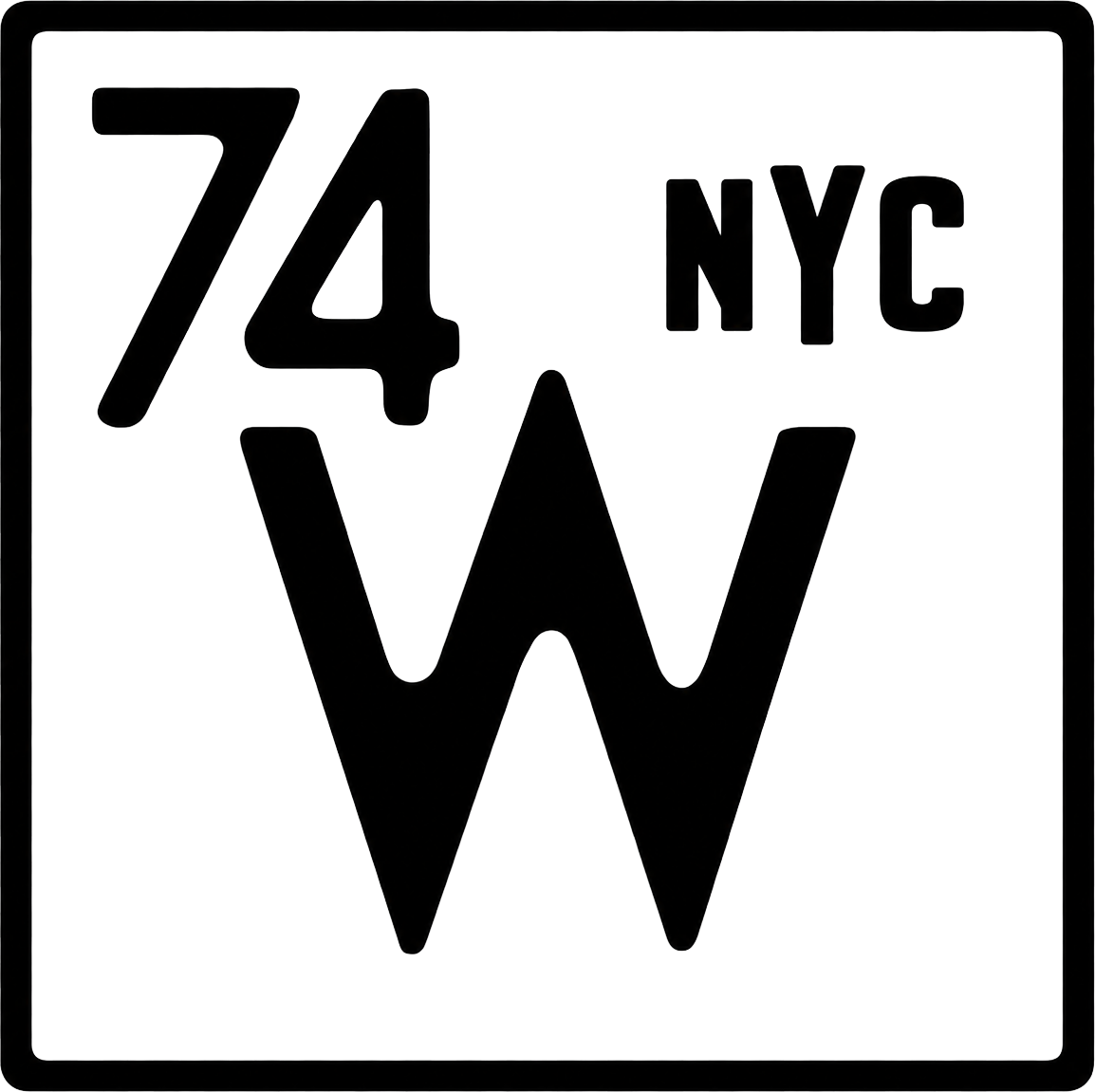 74W