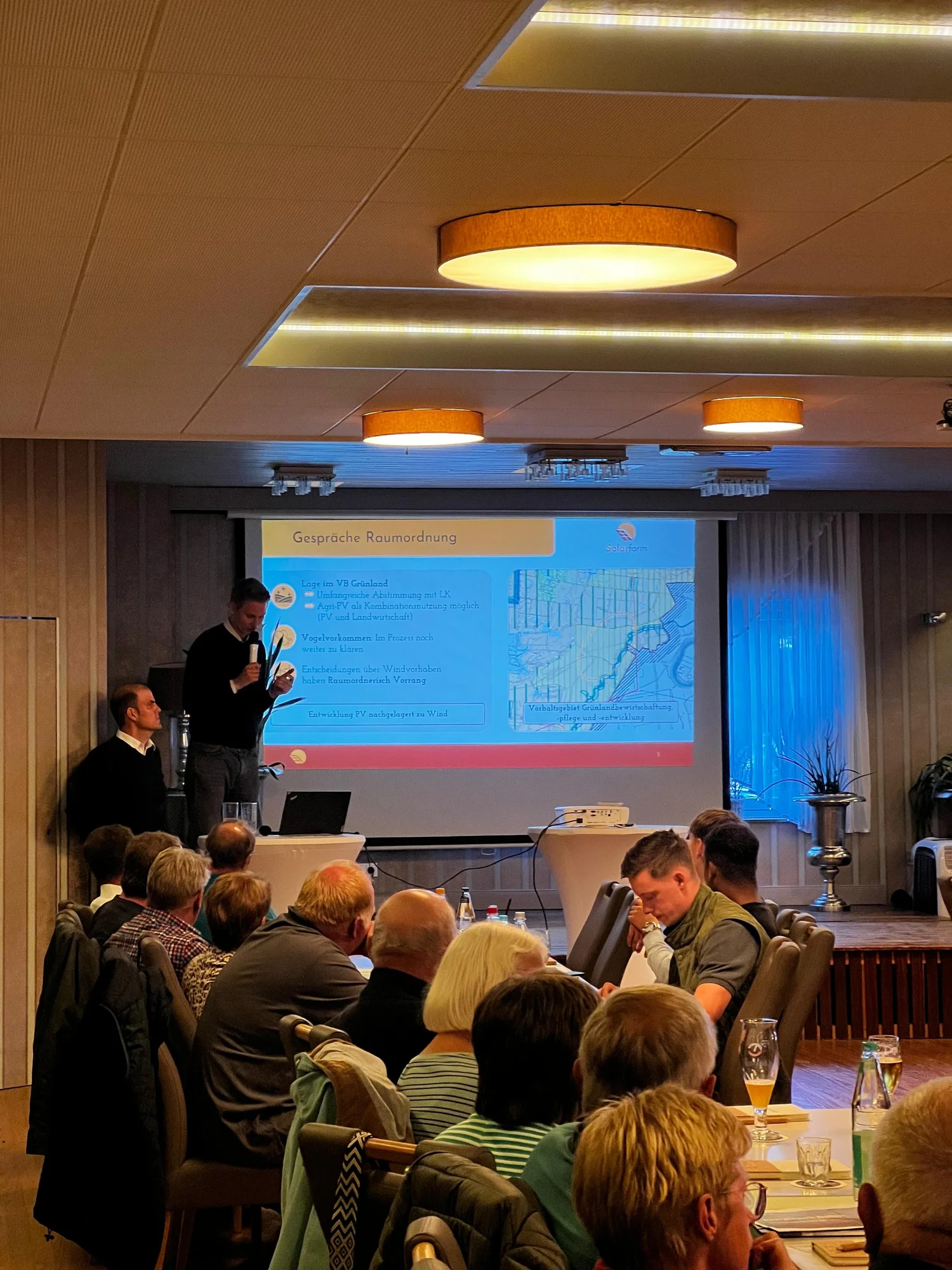 Gemeinsame Veranstaltung von Solarfarm RE
