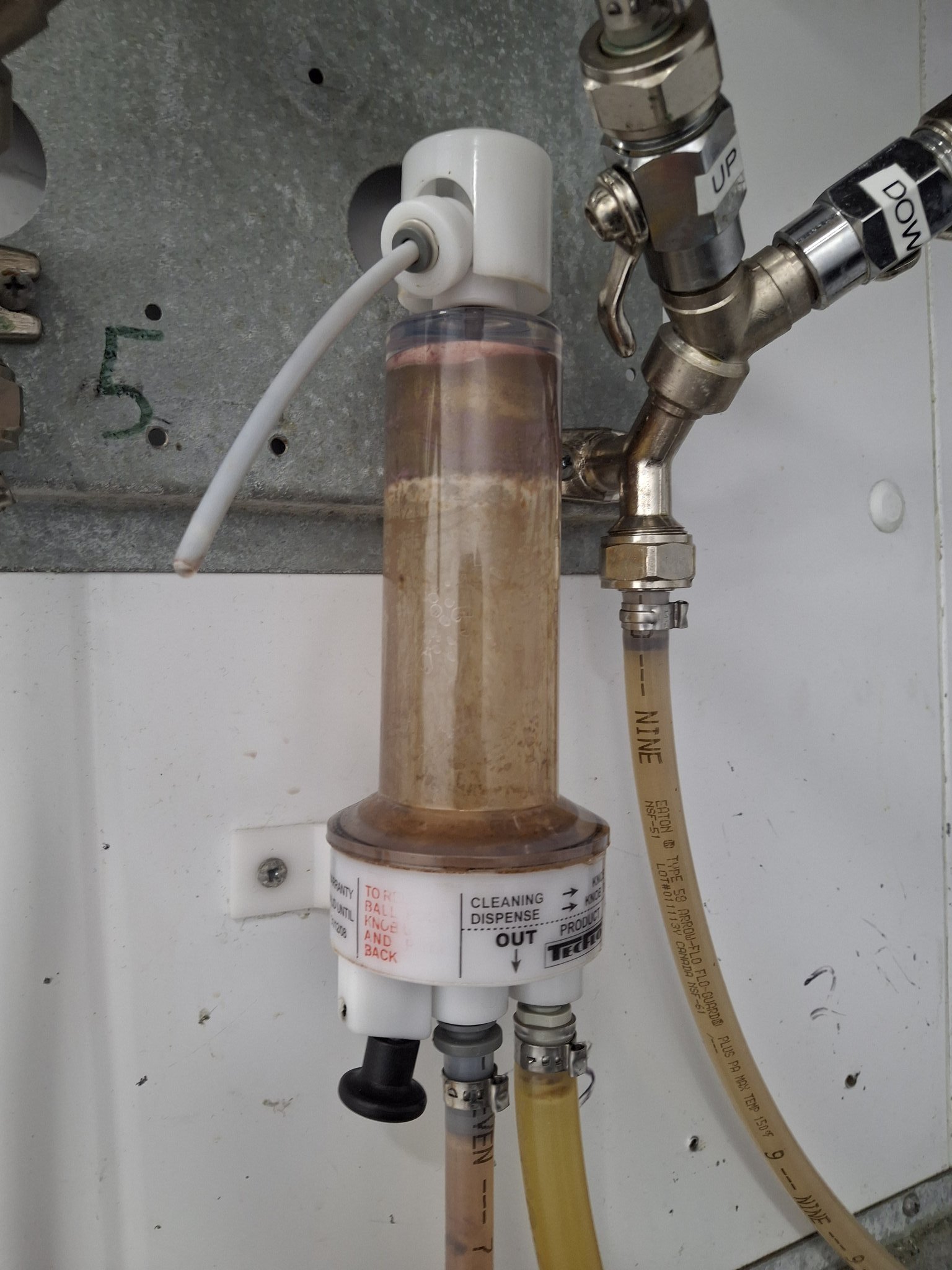 Beer line cleaning example