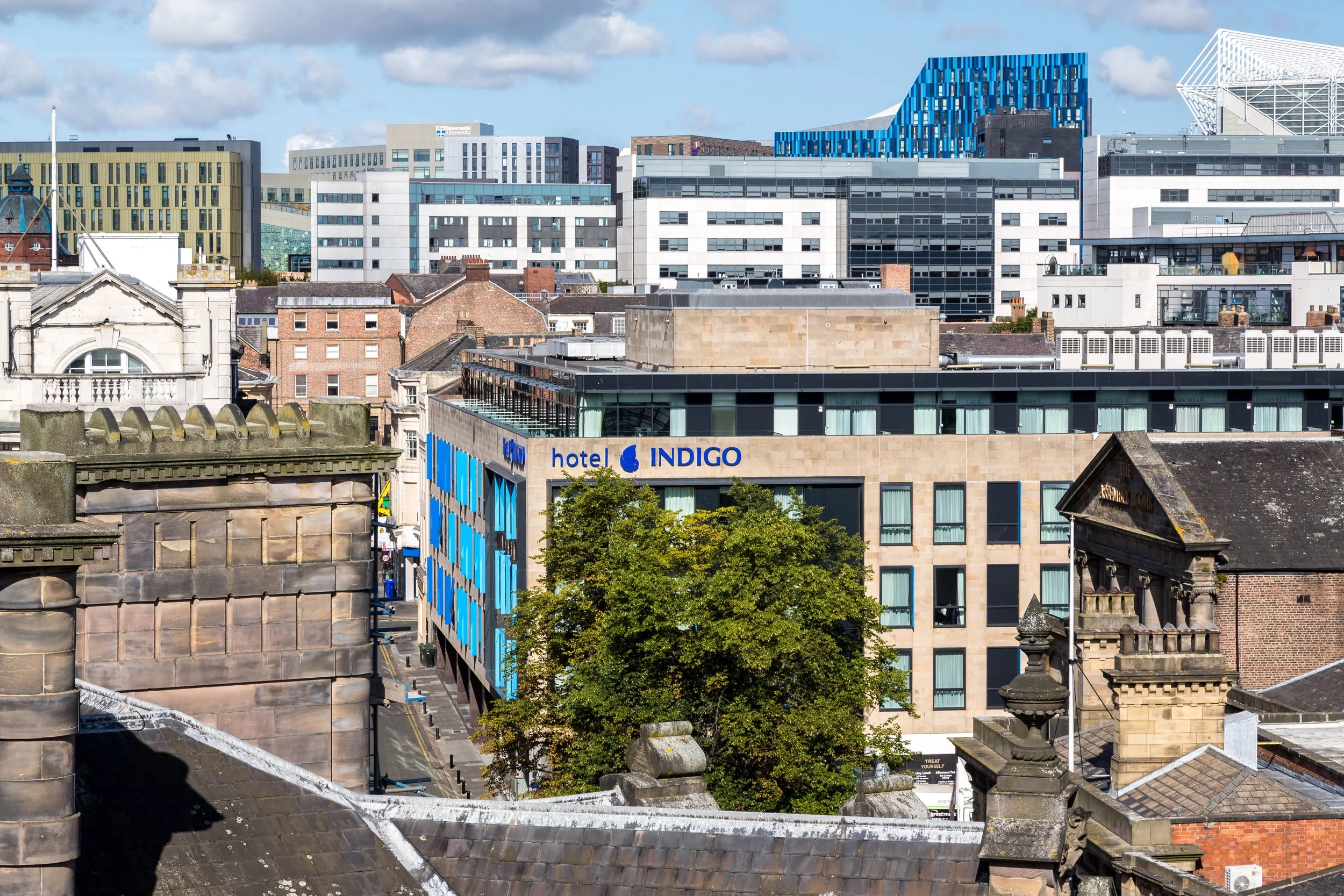 Hotel Indigo Newcastle in the Newcastle upon Tyne cityscape