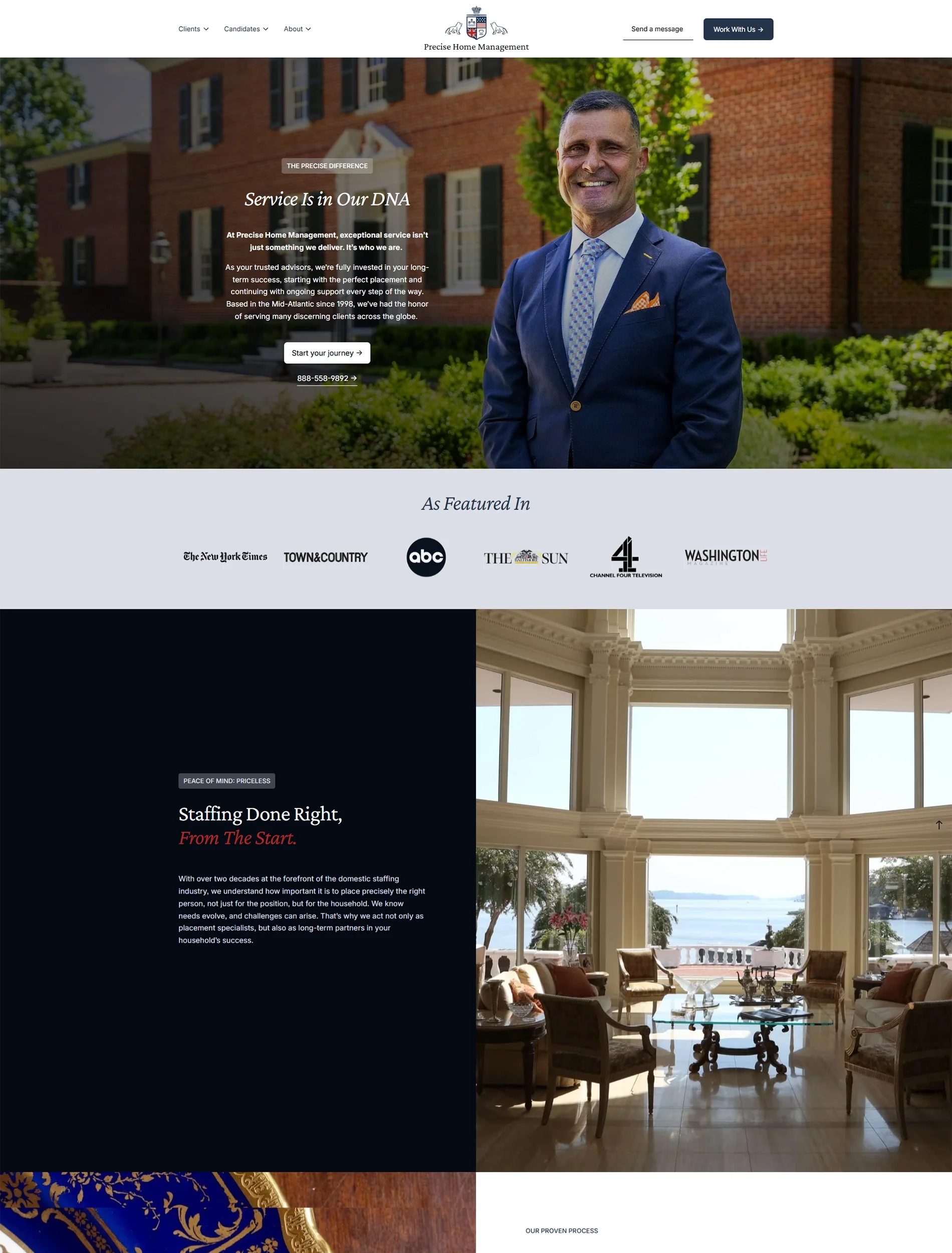 After – Precise Home website