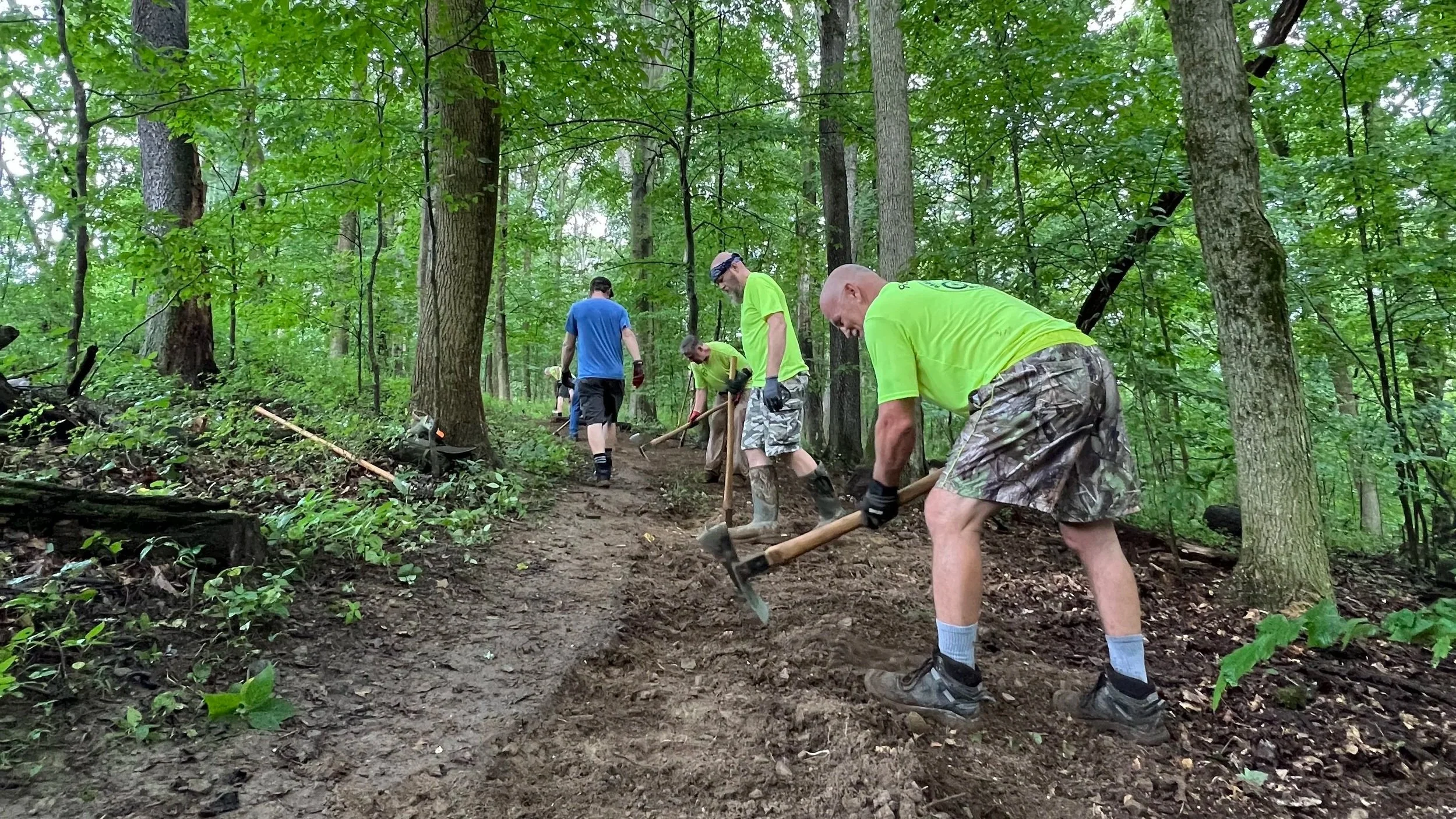 Mohican Malabar Bike Club riders and volunteers
