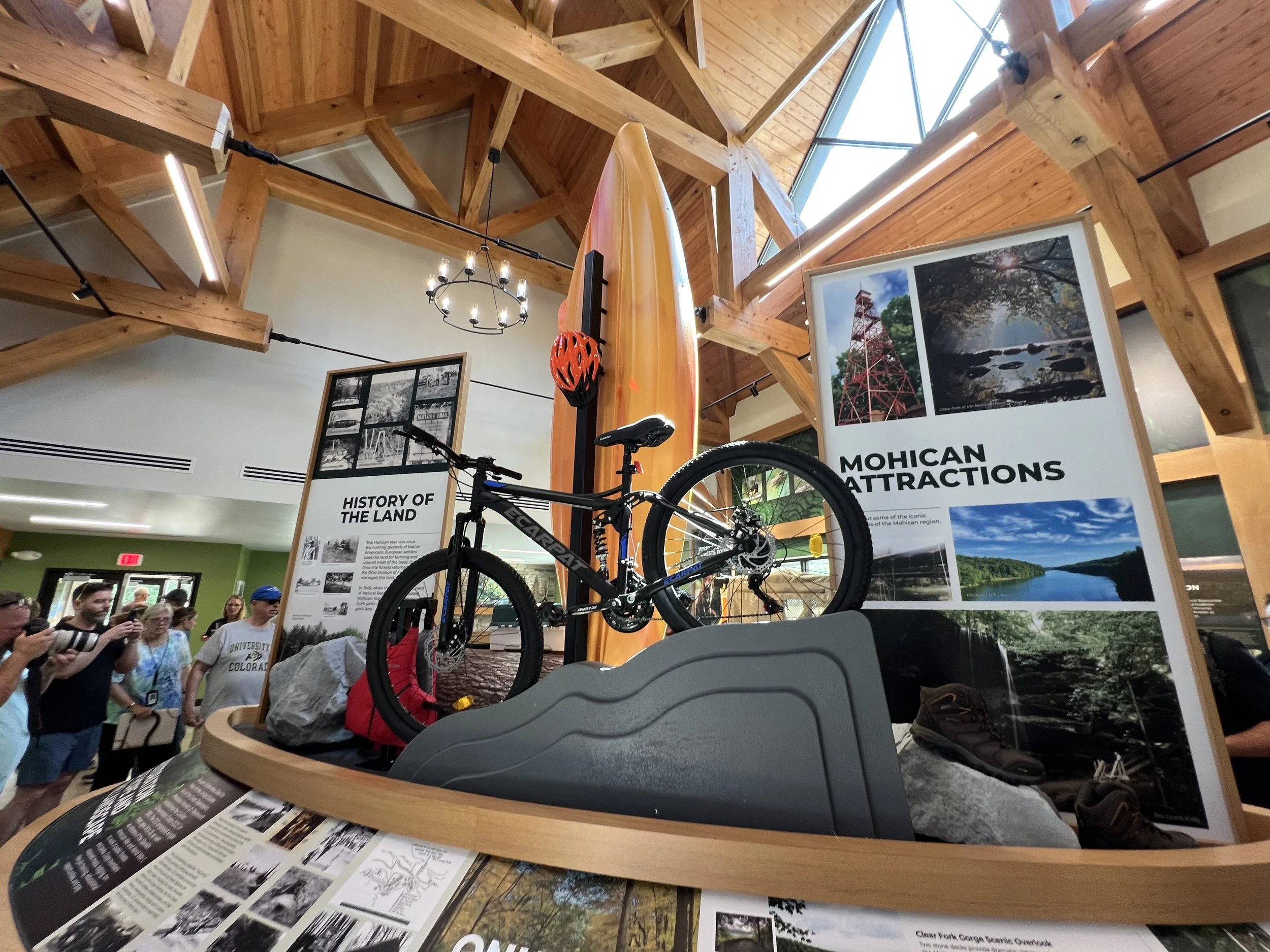 Trail improvements at Mohican