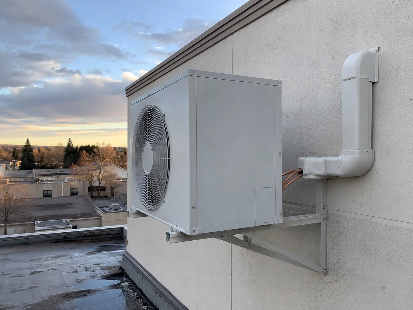 Exterior of a custom-built walk-in cooler by Titan Walk-In Coolers