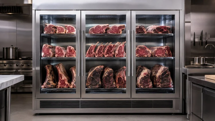 Walk-in freezer installation for a curing room