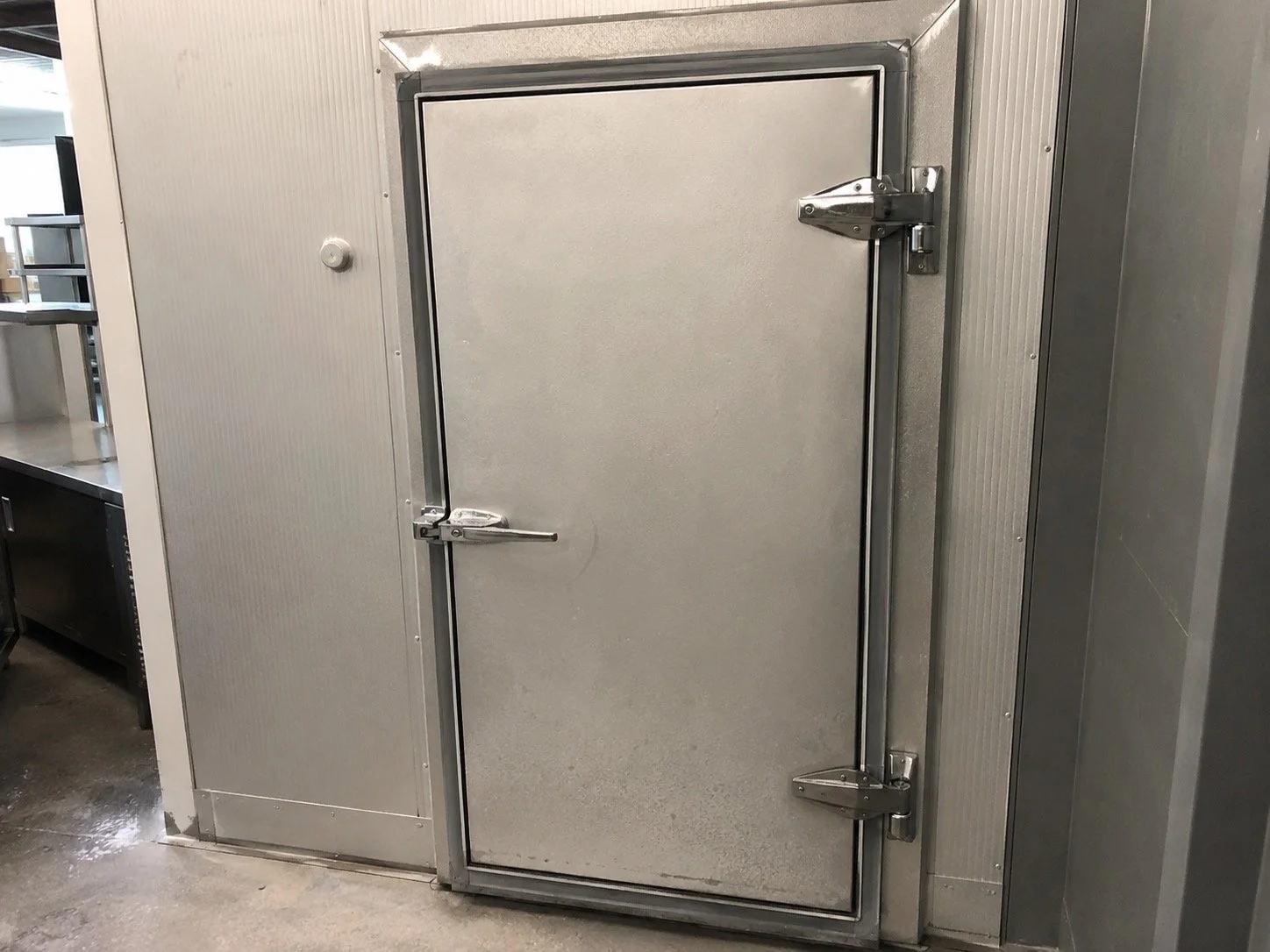 Exterior of a custom-built walk-in cooler by Titan Walk-In Coolers