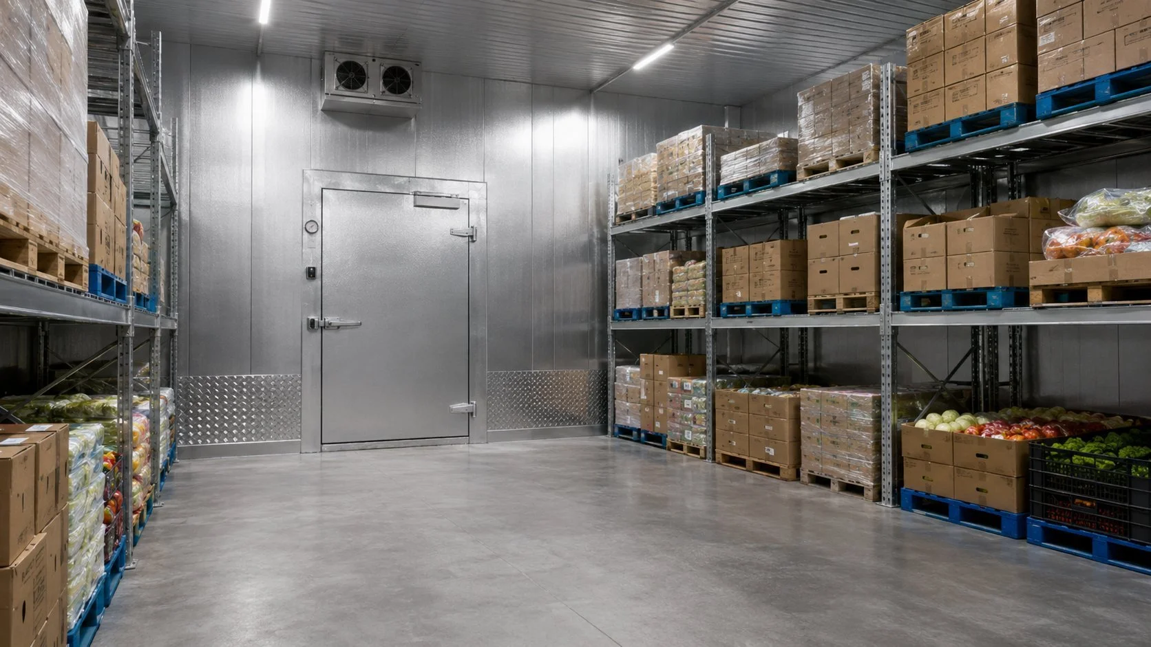 Commercial cold storage room built for a GTA food business