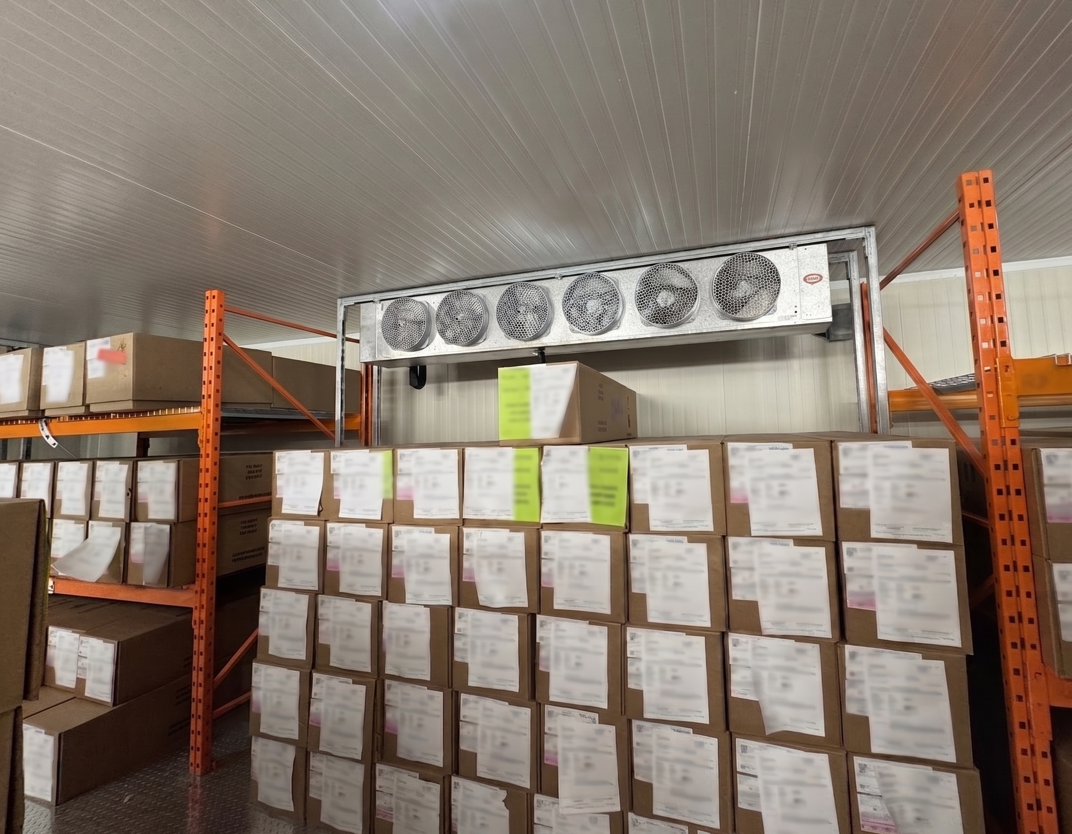 Custom walk-in cooler built by Titan for a Toronto commercial kitchen