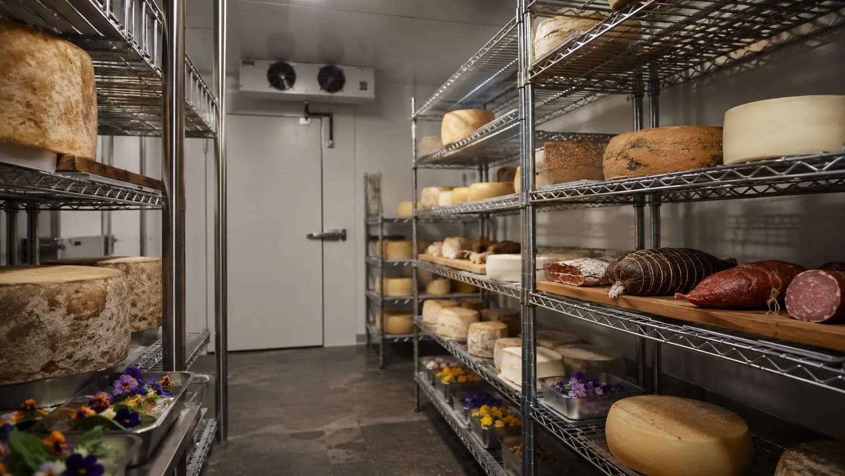 Restaurant walk-in cooler installed by Titan in a Niagara-on-the-Lake commercial kitchen