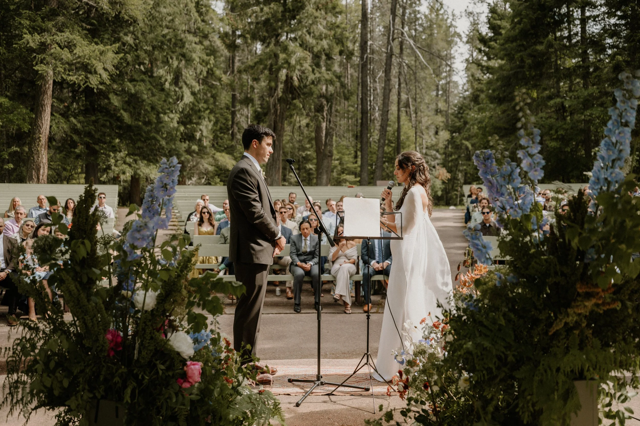 Sunset portraits on Lake McDonald after a Glacier National Park wedding